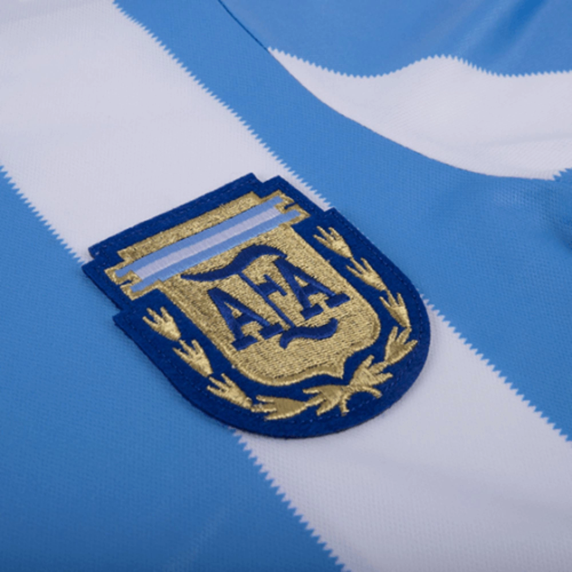 1986 Argentina Home Jersey Breathable mesh lining Moisture Wicking Technology