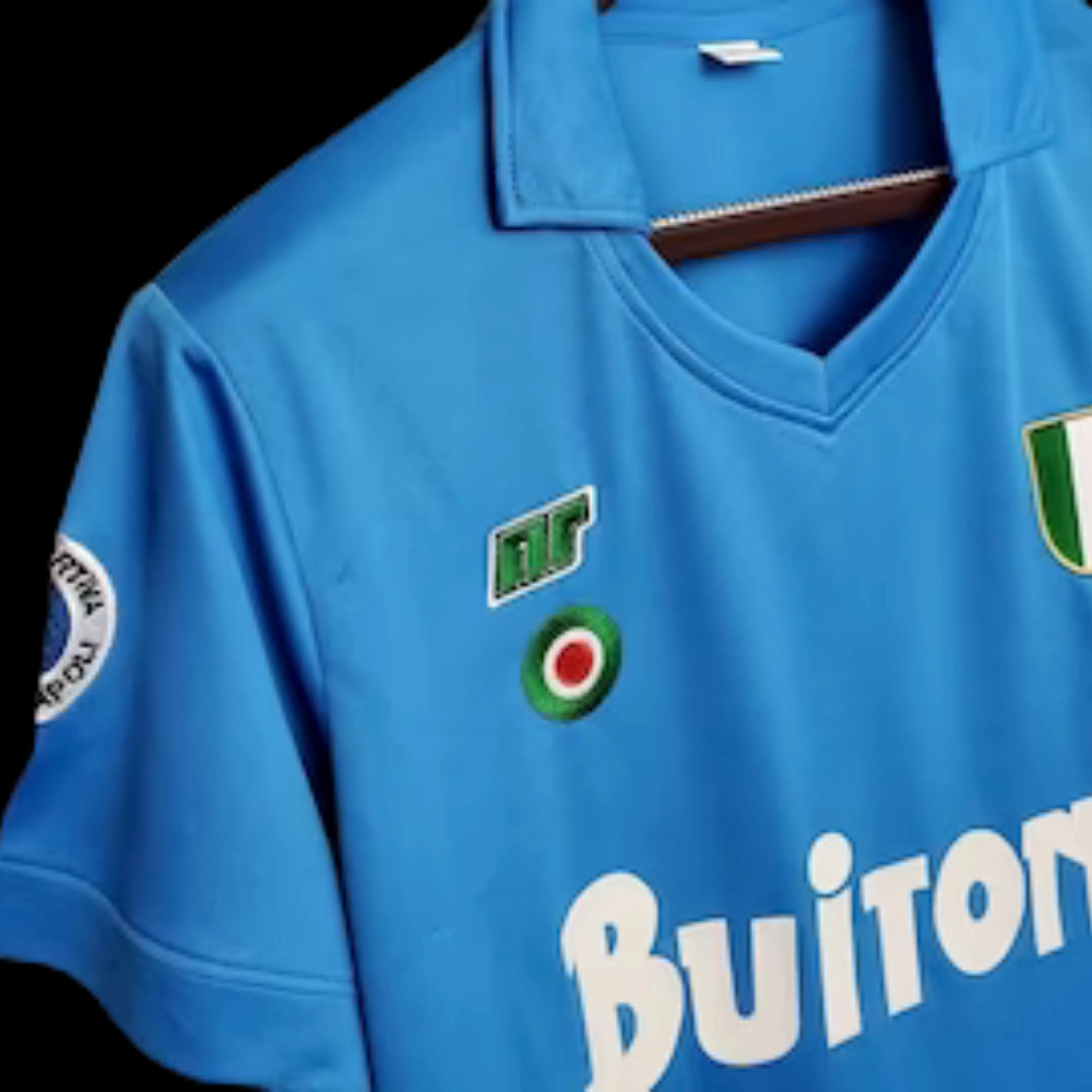Anti Odor Treatment 1987/88 Napoli Home Jersey