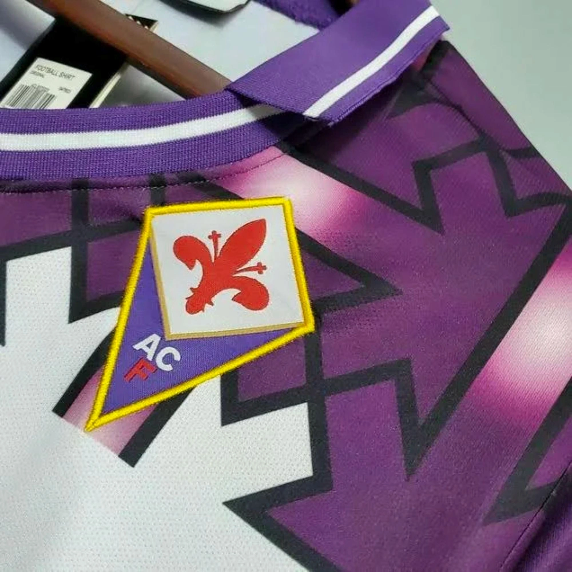 1992/93 Fiorentina Away Jersey Performance Driven Structure Smooth Lock Stitching
