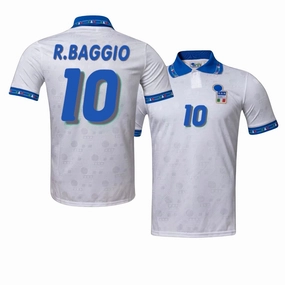 Low Profile Drop Shoulder 1994/95 Italy Away Jersey Roberto Baggio #10