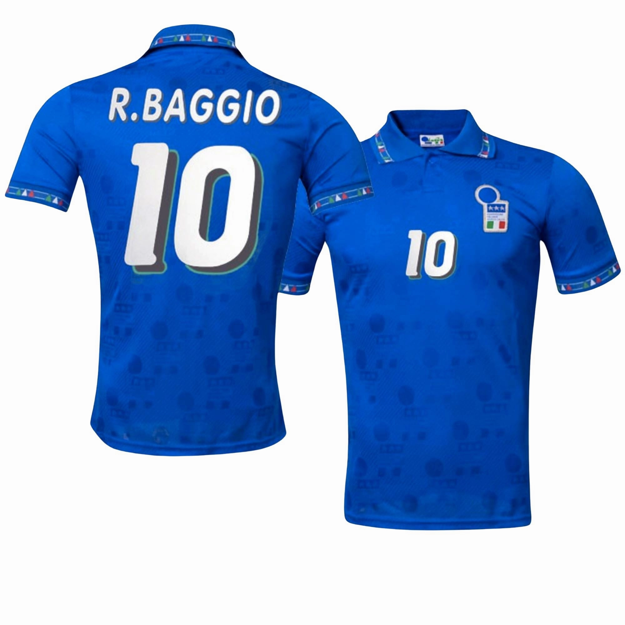 Wrinkle Resistant Weave Non Restrictive Cut 1994/95 Italy Home Jersey Baggio #10