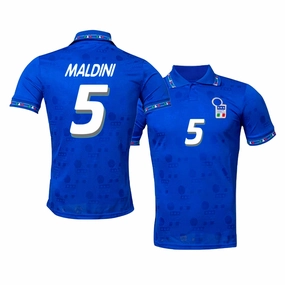 1994/95 Italy Home Jersey Maldini #5 Movement Ready