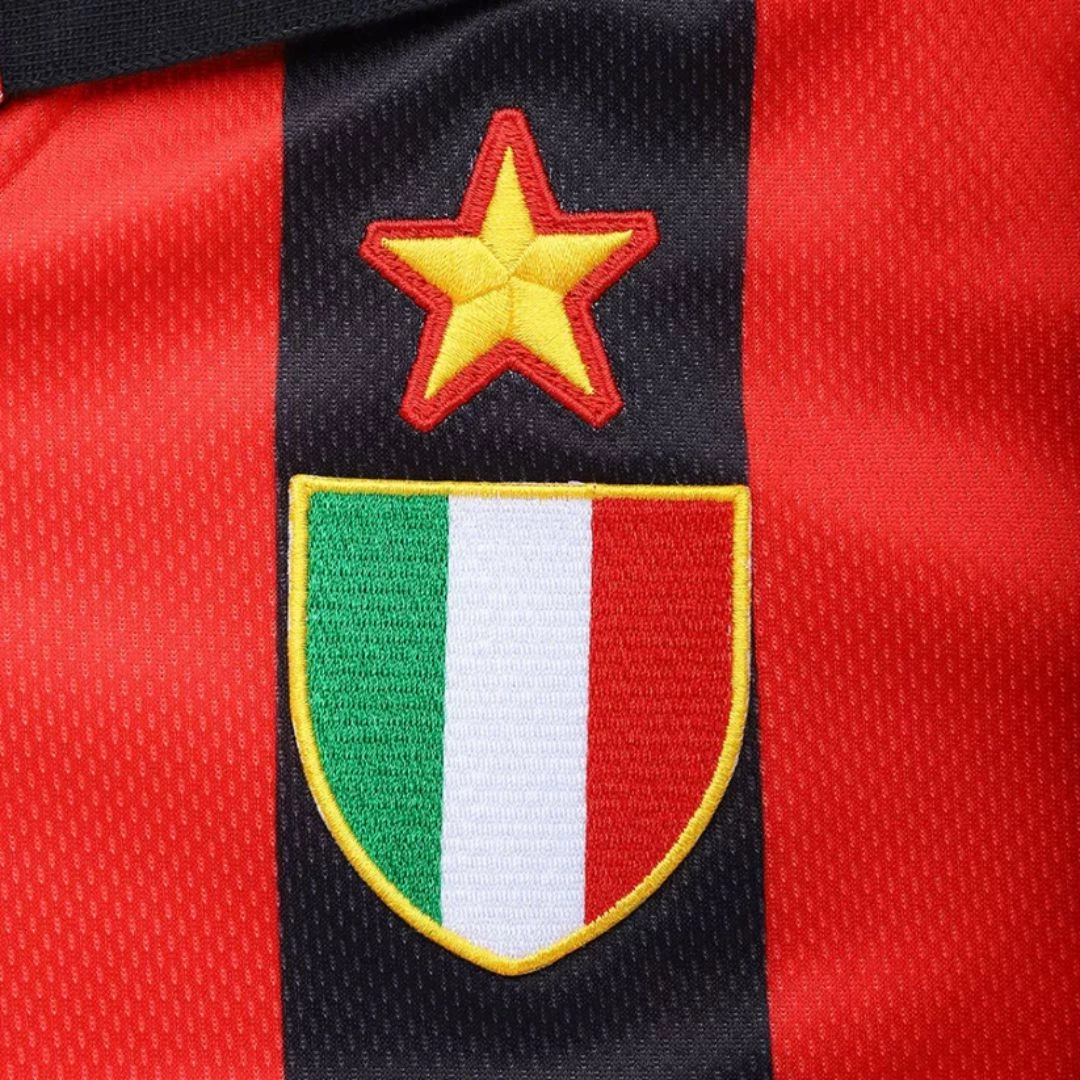 1996/97 AC Milan Home Jersey Kids Retro Edition Flexible Motion Outdoor Essentials