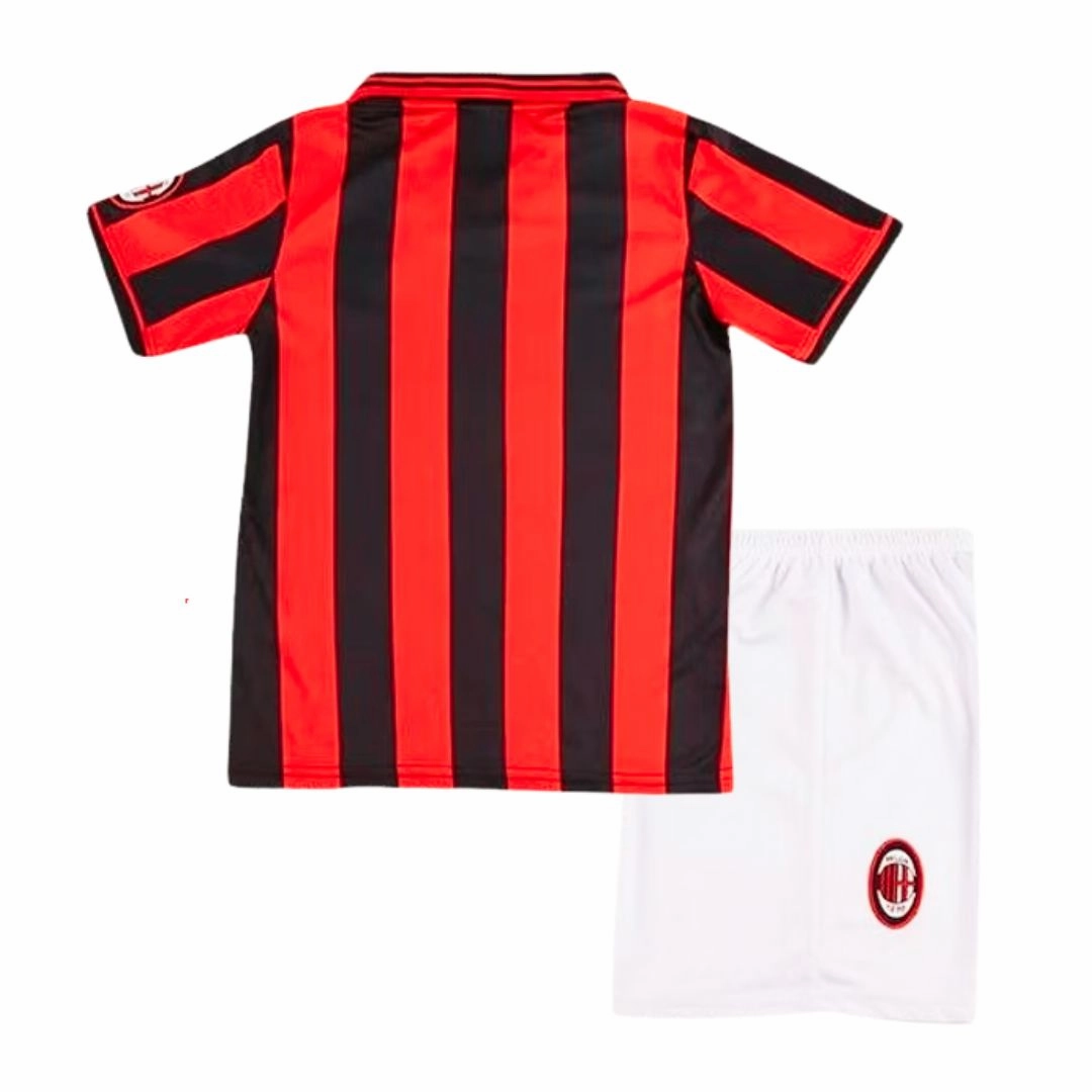 Thermal Barrier Interlock 1996/97 AC Milan Home Jersey Kids Retro Edition