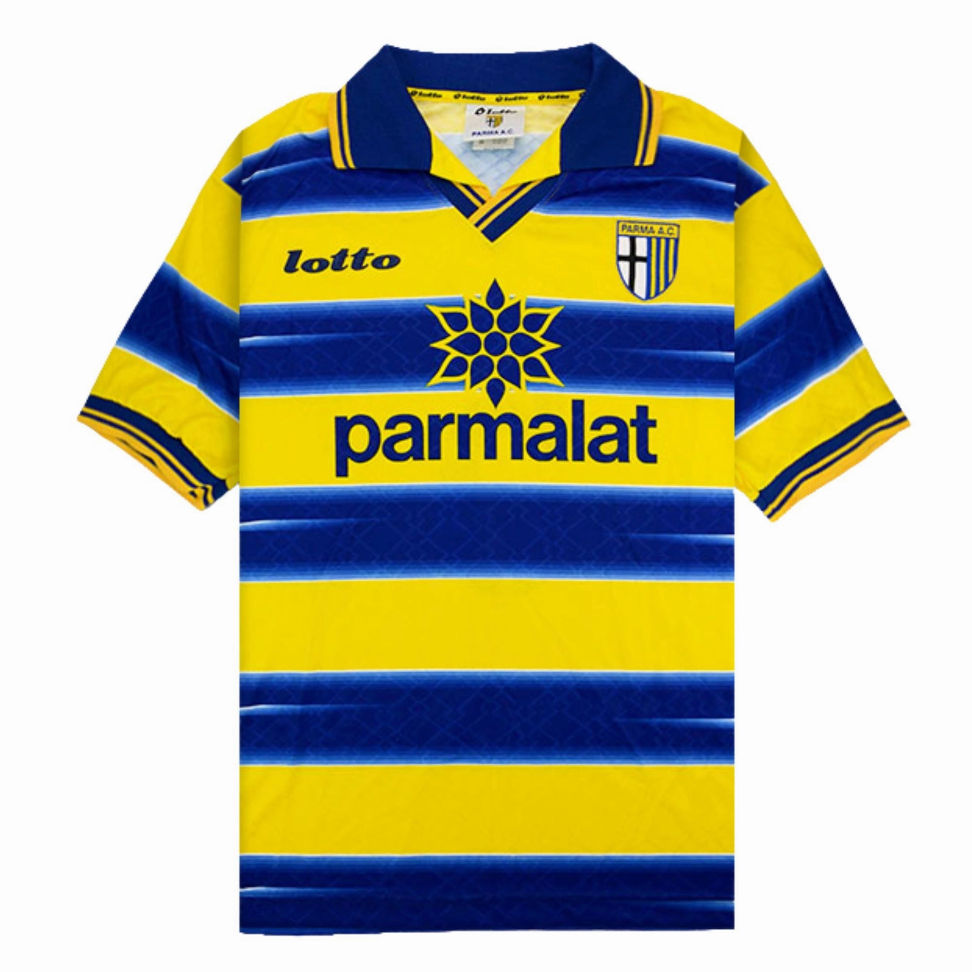 Stretchable Side Inserts 1998/99 Parma Home Jersey