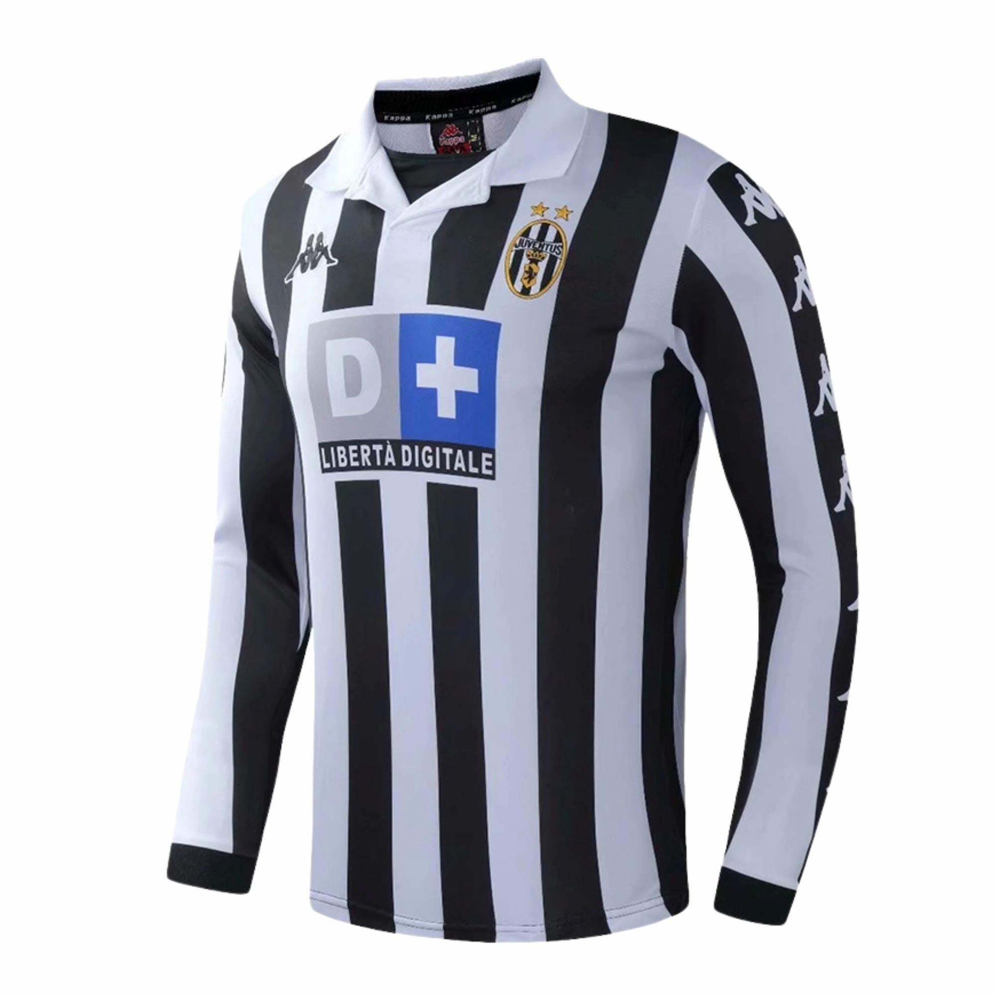1999/2000 Juventus Home Jersey Long Sleeve Airflow Channel Panels