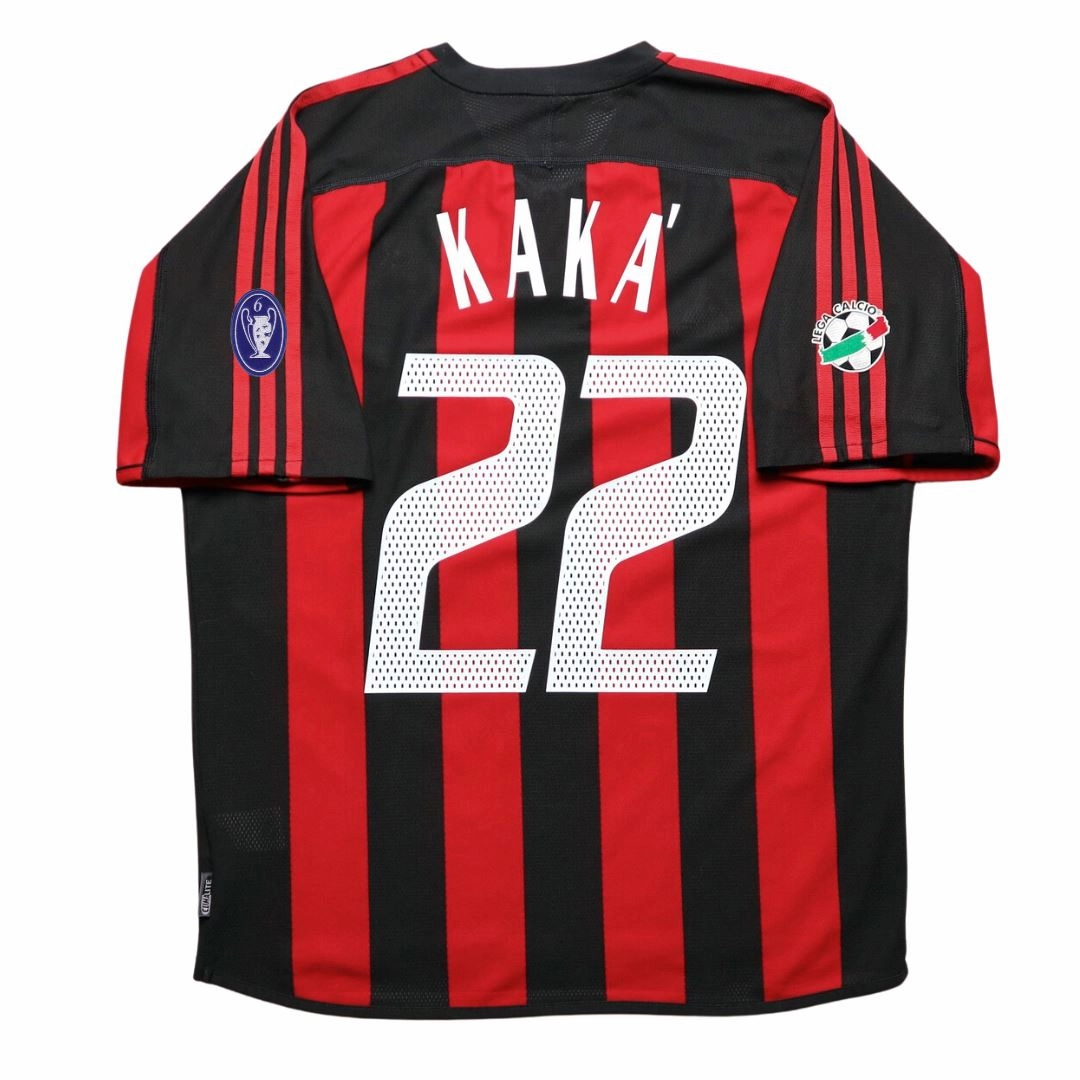 2003/04 AC Milan Home Jersey Ergonomic Articulated Fit