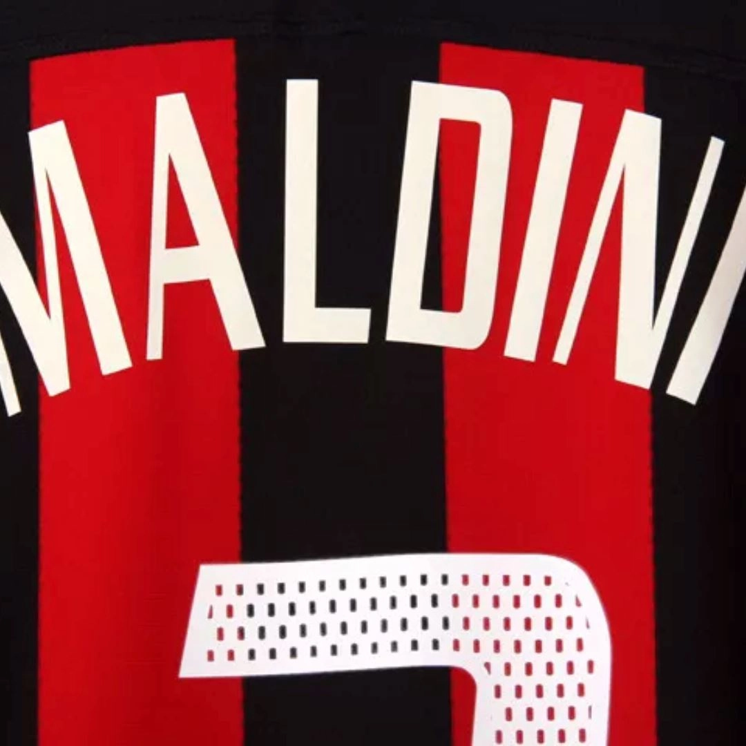 stain resistant coating 2003/04 AC Milan Home Jersey