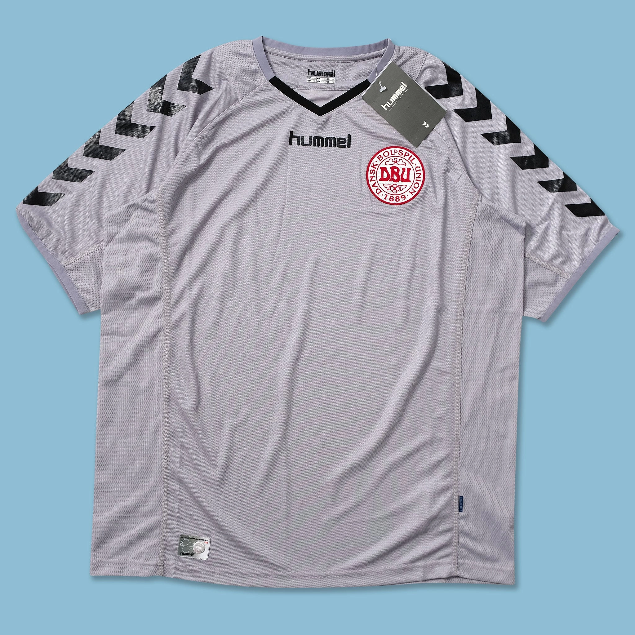 2003 Hummel Denmark Jersey XLarge Flex Ribbed Cuffs