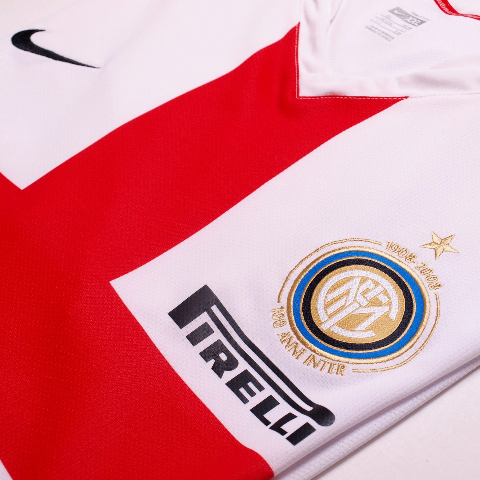 Oversized Silhouette 2007/08 Inter Milan Centenary Away Jersey