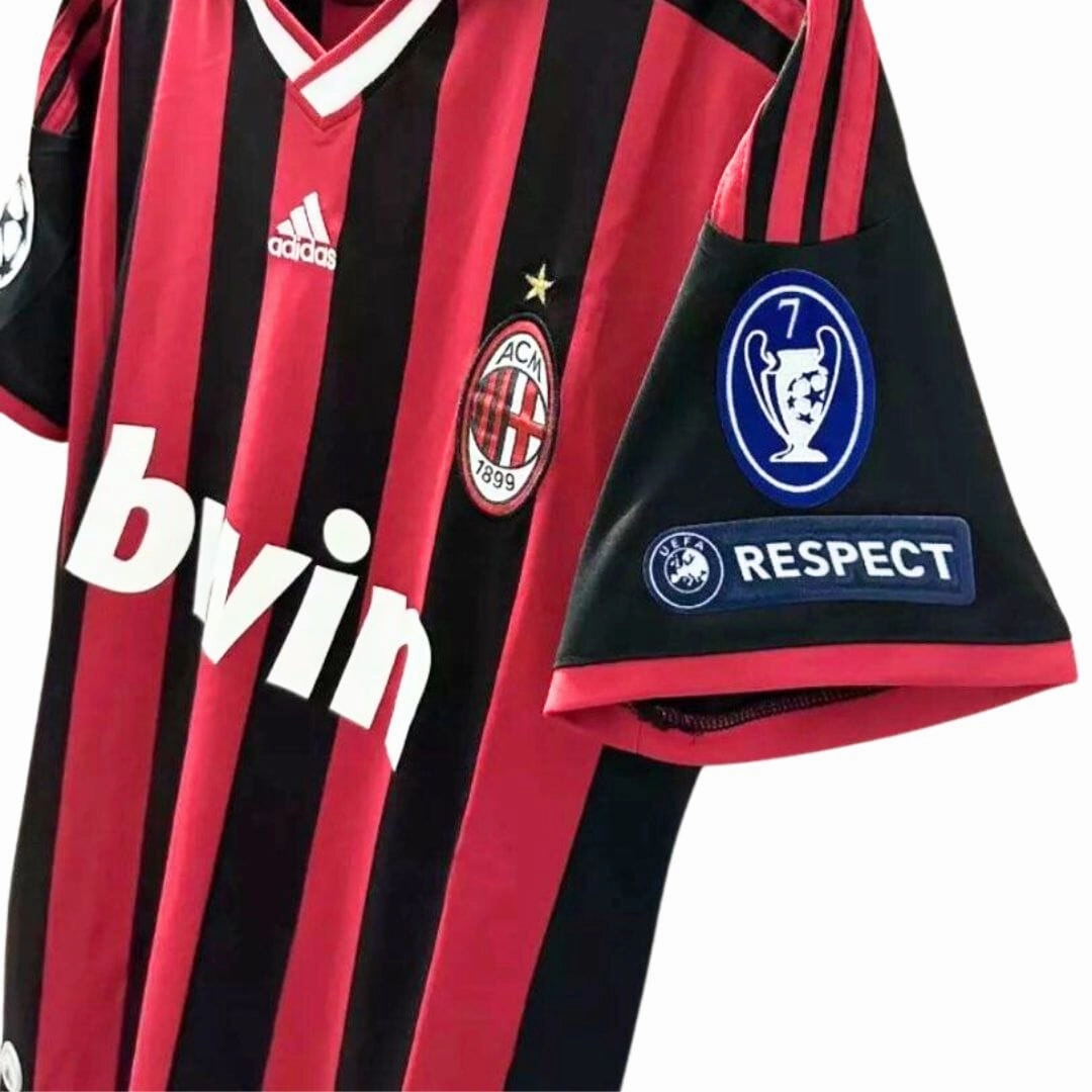 2009/10 AC Milan Home Jersey Comfortable fit Flexible Shoulder Design