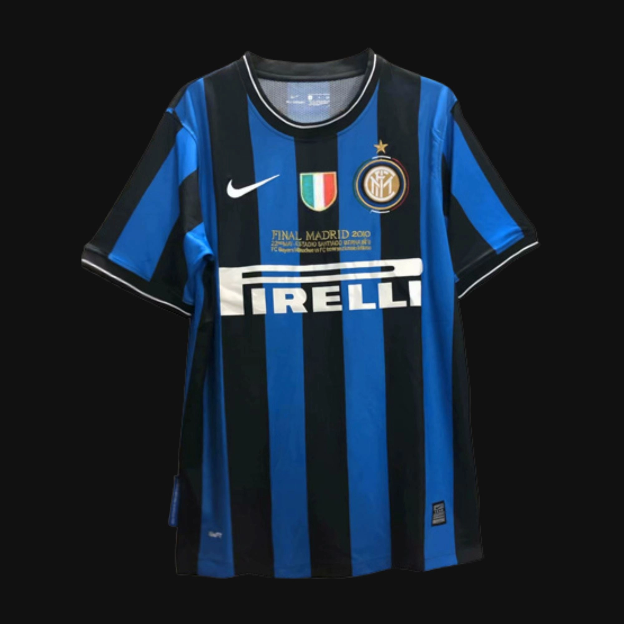 2009/10 Inter Home Jersey - Euro Final Kit Odor Resistant Fabric