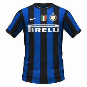 Four Way Stretch Material Odor Control Technology 2009/10 Inter Home Jersey - Euro Final Kit