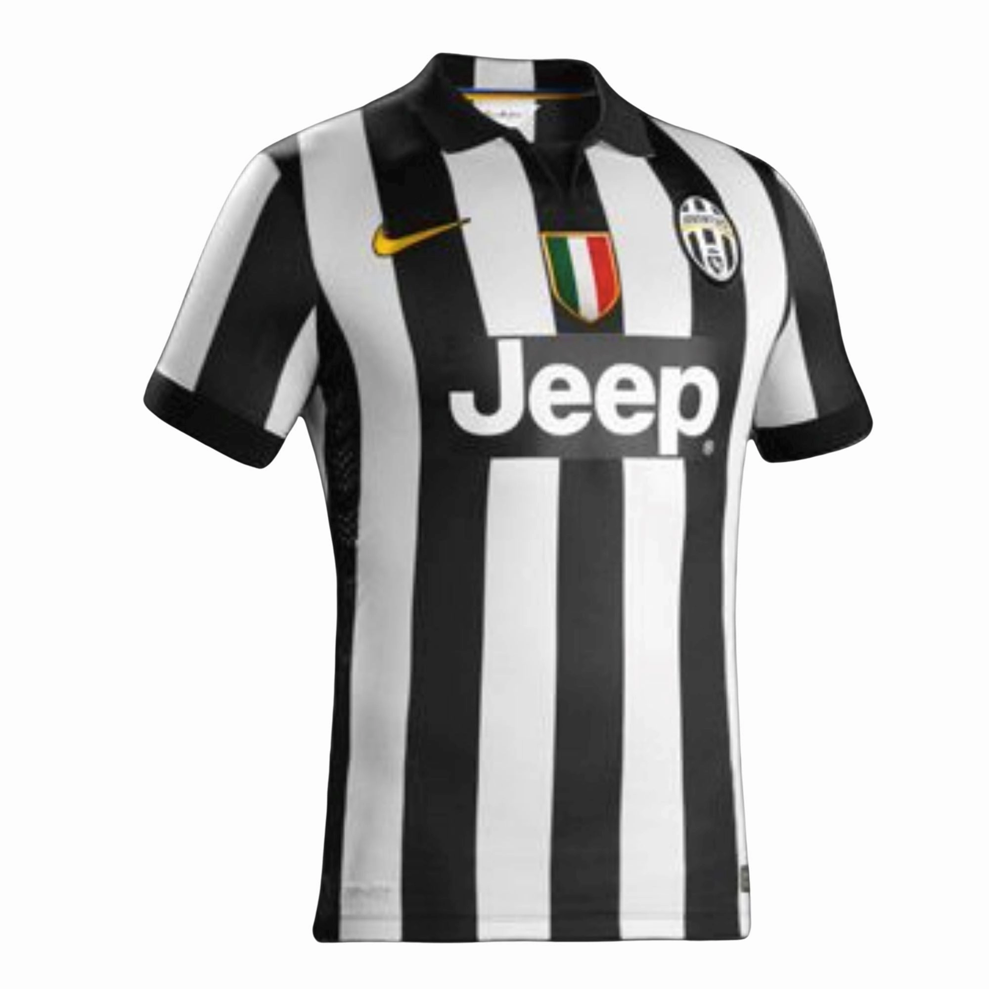 Double Stitched Seams Training Ready 2014/15 Juventus Home Jersey Pirlo #21