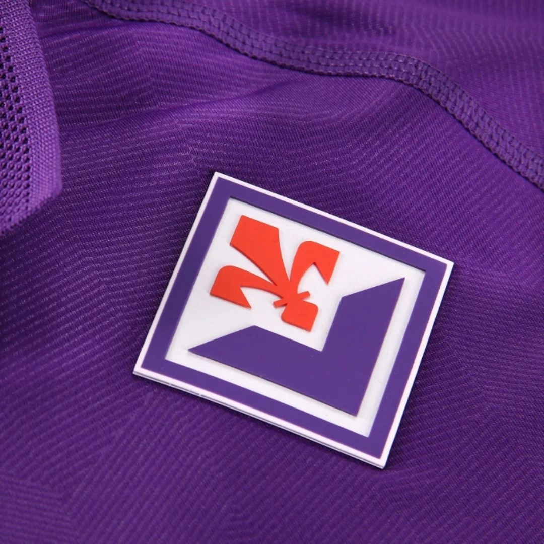 Layered Paneling Hydrophobic Edge Taping 24/25 Fiorentina Home Jersey