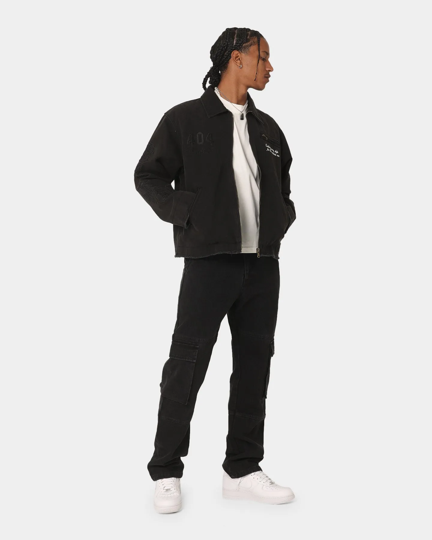 404 Florence Work Jacket Vintage Black Core Style