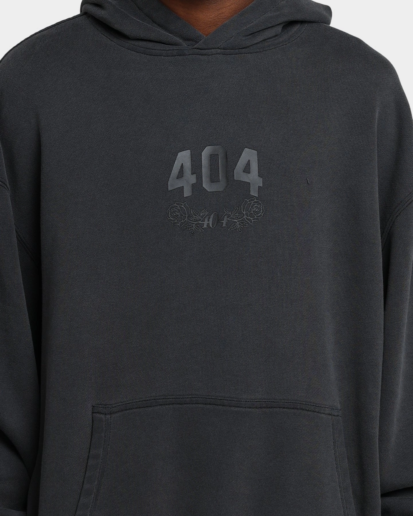 Simple Layer 404 Flight Vintage Hoodie Charcoal