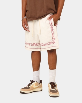 Warm Vibe 404 Frontier Linen Blend Shorts Off White
