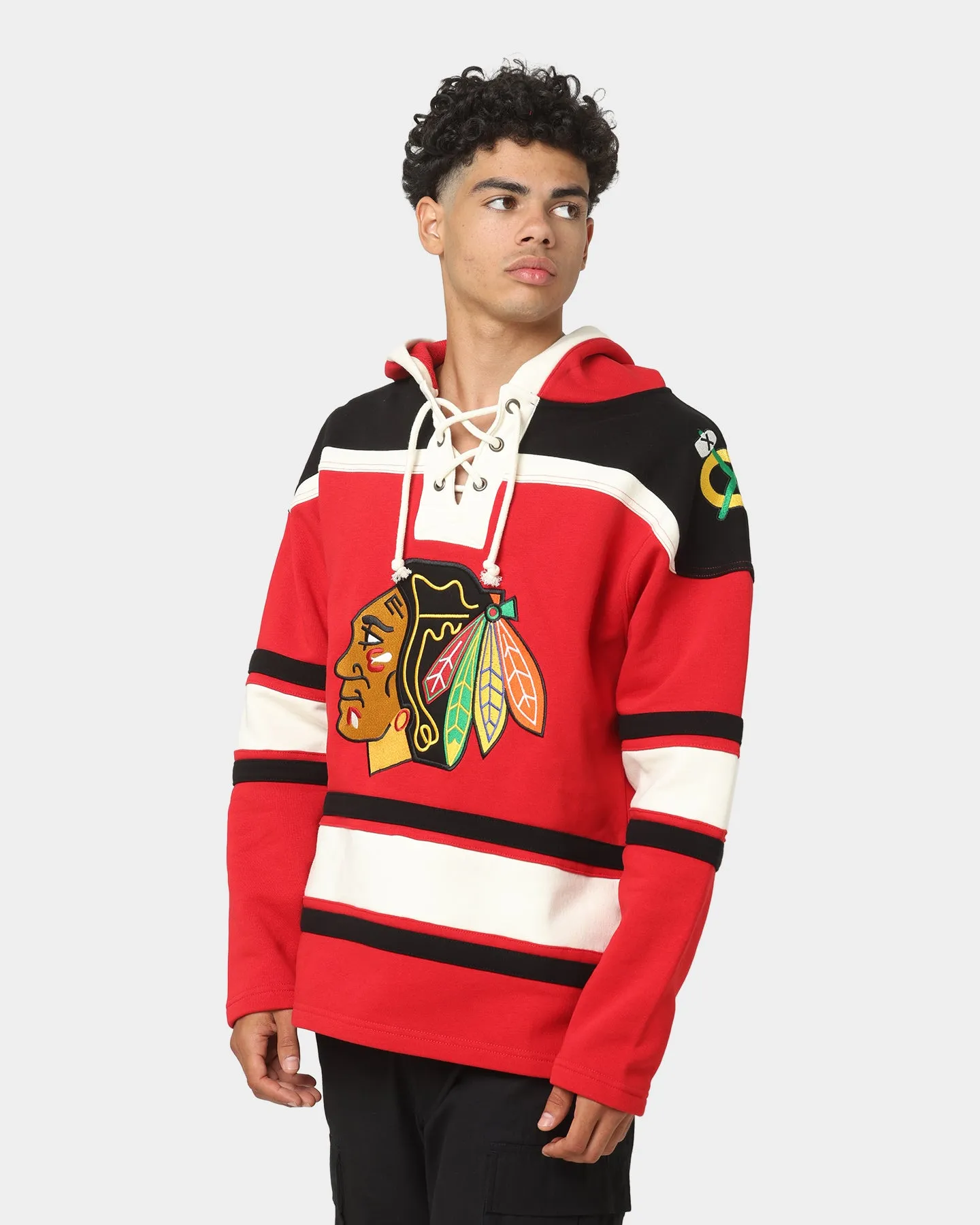 Lust Souvenir 47 Brand Chicago Blackhawks Superior Lacer Hoodie Red