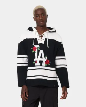 47 Brand Los Angeles Dodgers Superior Lacer Hoodie Black Performance Ready