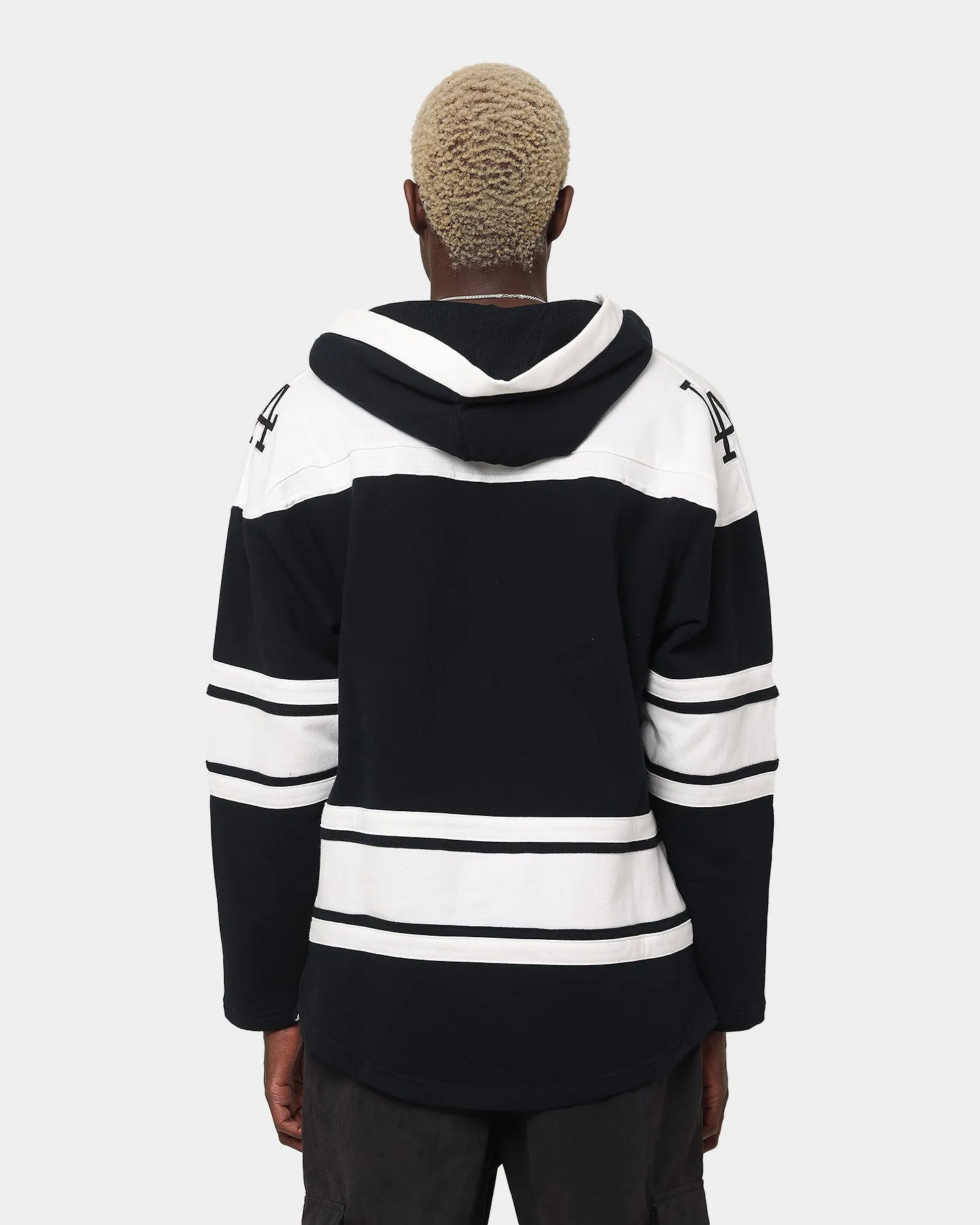 47 Brand Los Angeles Dodgers Superior Lacer Hoodie Black Emblem colorful