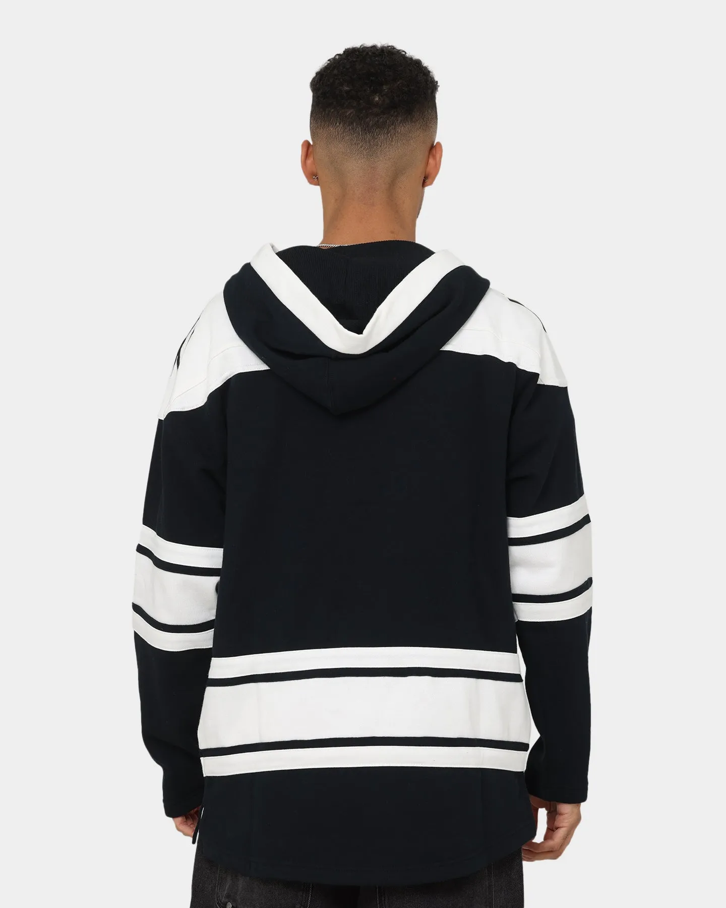 47 Brand New York Yankees Superior Lacer Hoodie Black Compression Panels