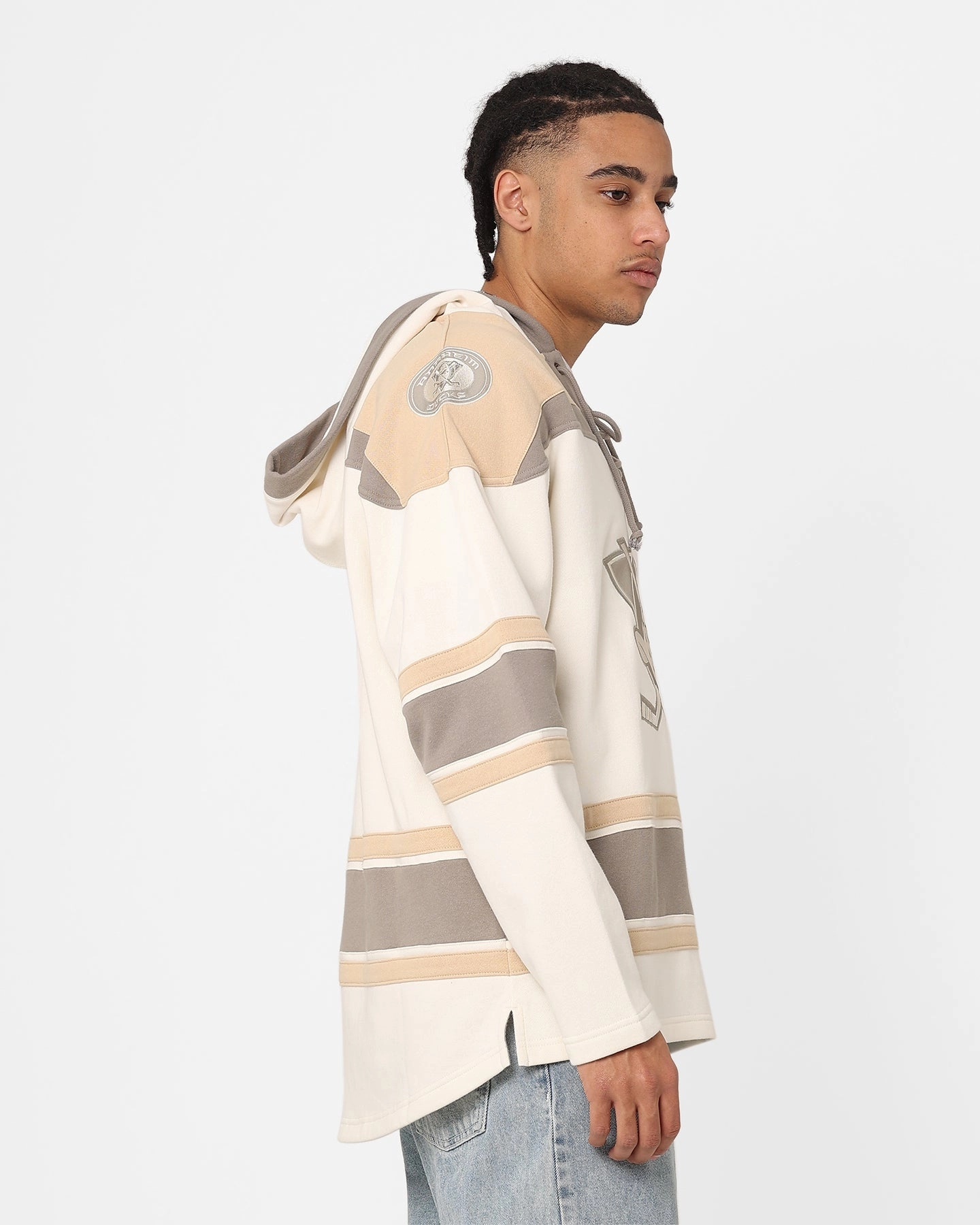 47 Brand Anaheim Ducks Superior Lacer Hoodie Cream/Khaki shopping
