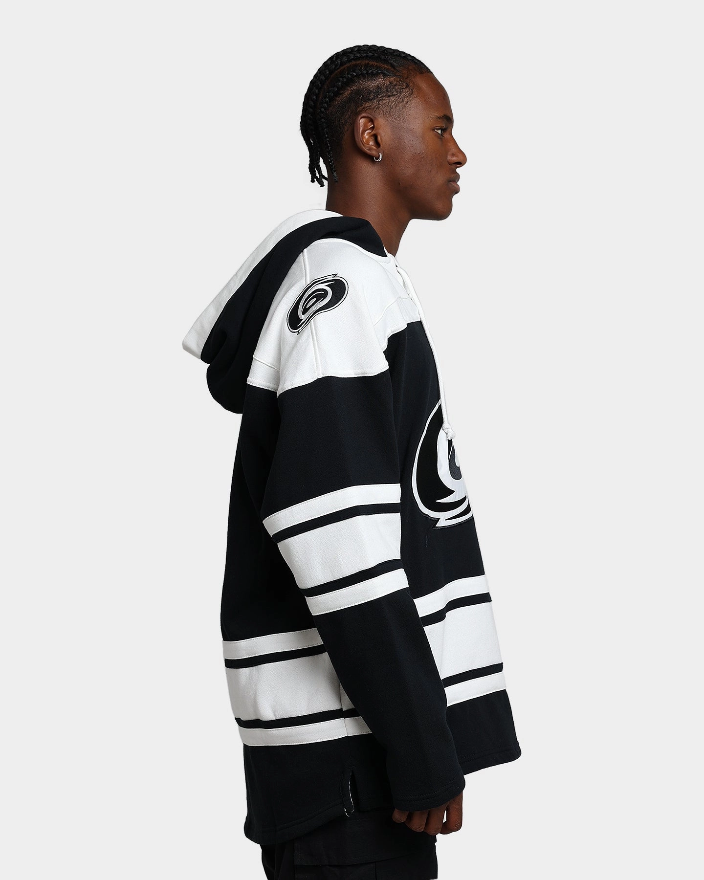 47 Brand Carolina Hurricanes Superior Lacer Hoodie Jet Black Windproof Wear high - street buy