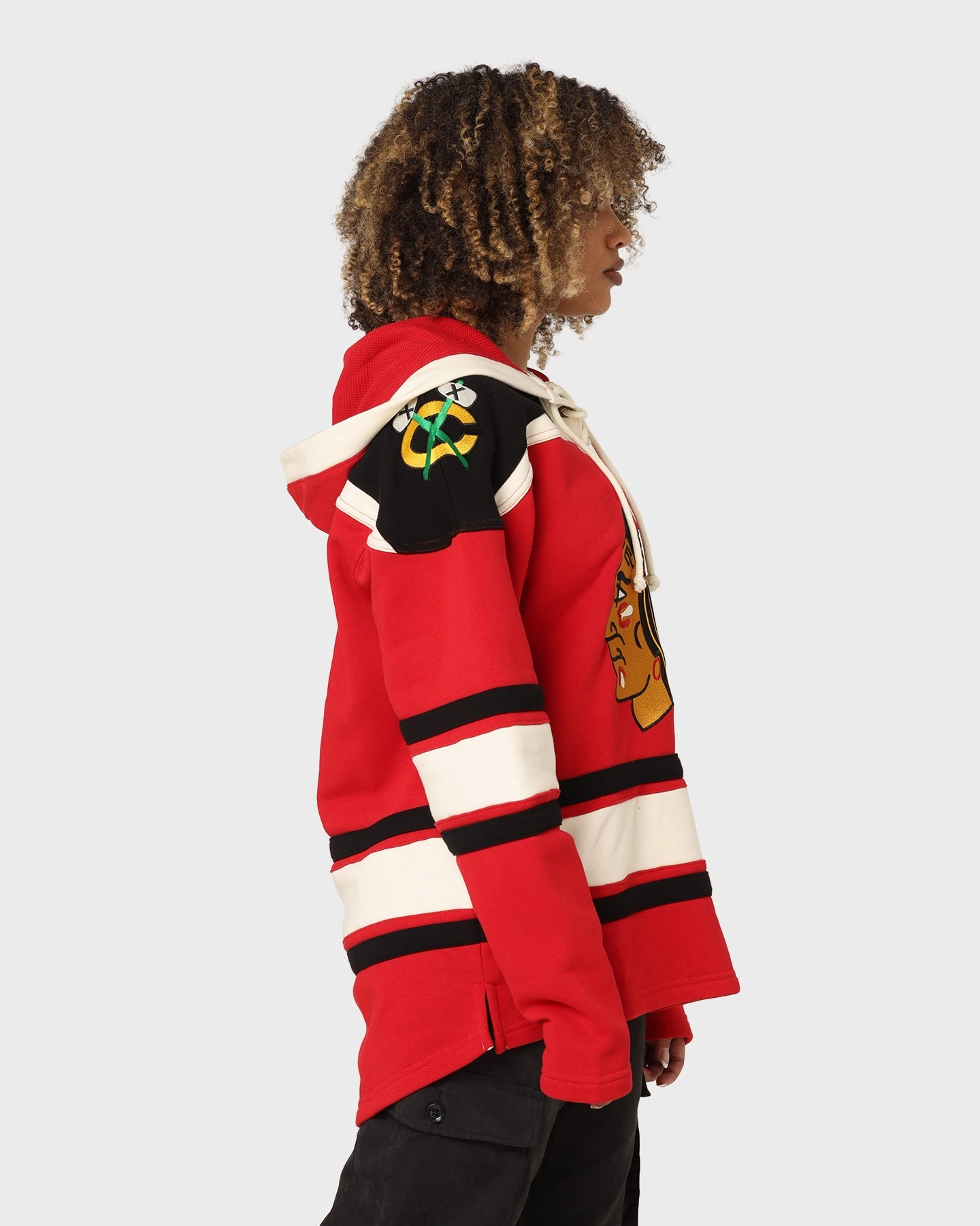 Core Vent Zones Discuss 47 Brand Chicago Blackhawks Superior Lacer Hoodie Red