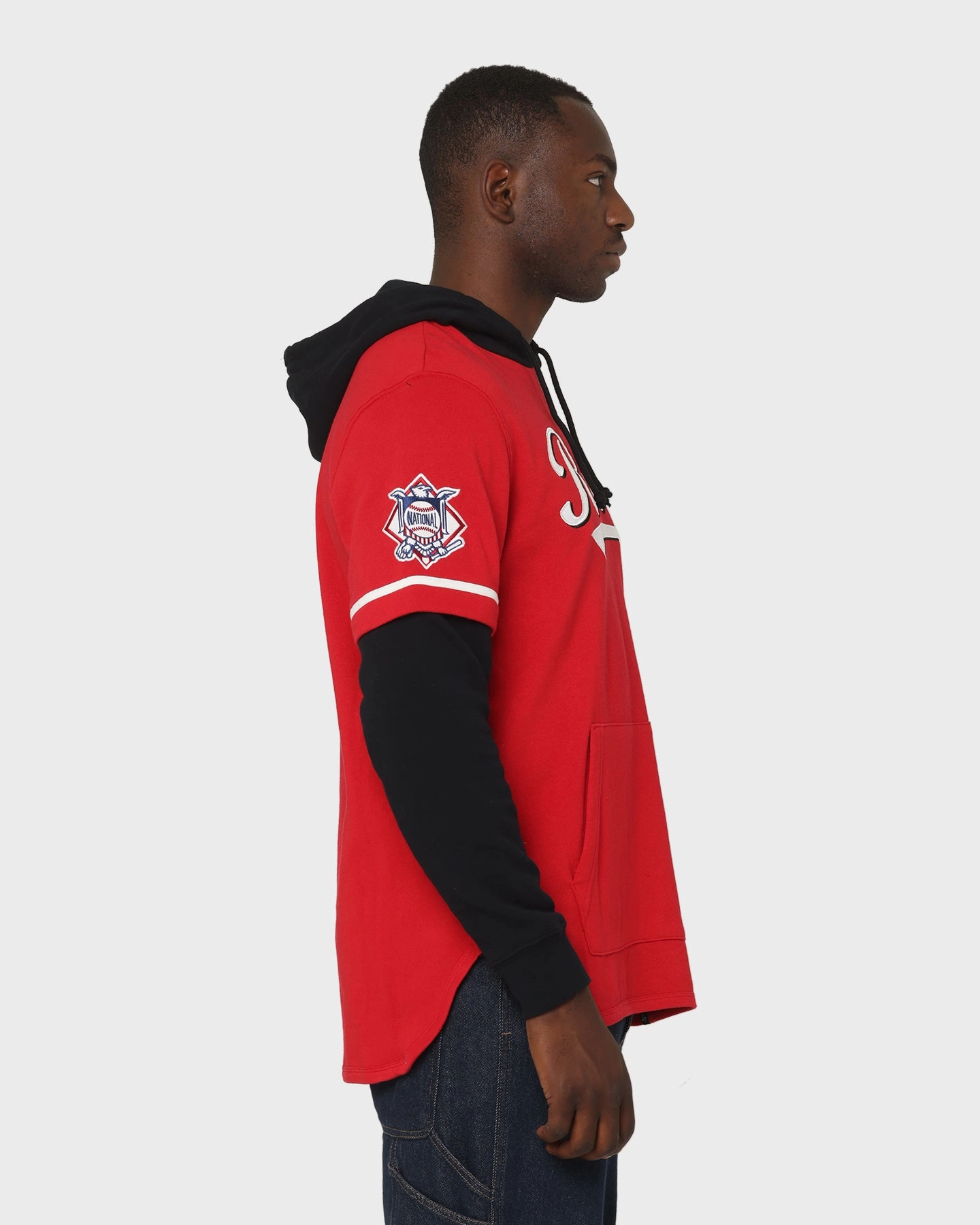 47 Brand Cincinnati Reds Shortstop Hoodie Red Suitcase Non Restrictive Mobility