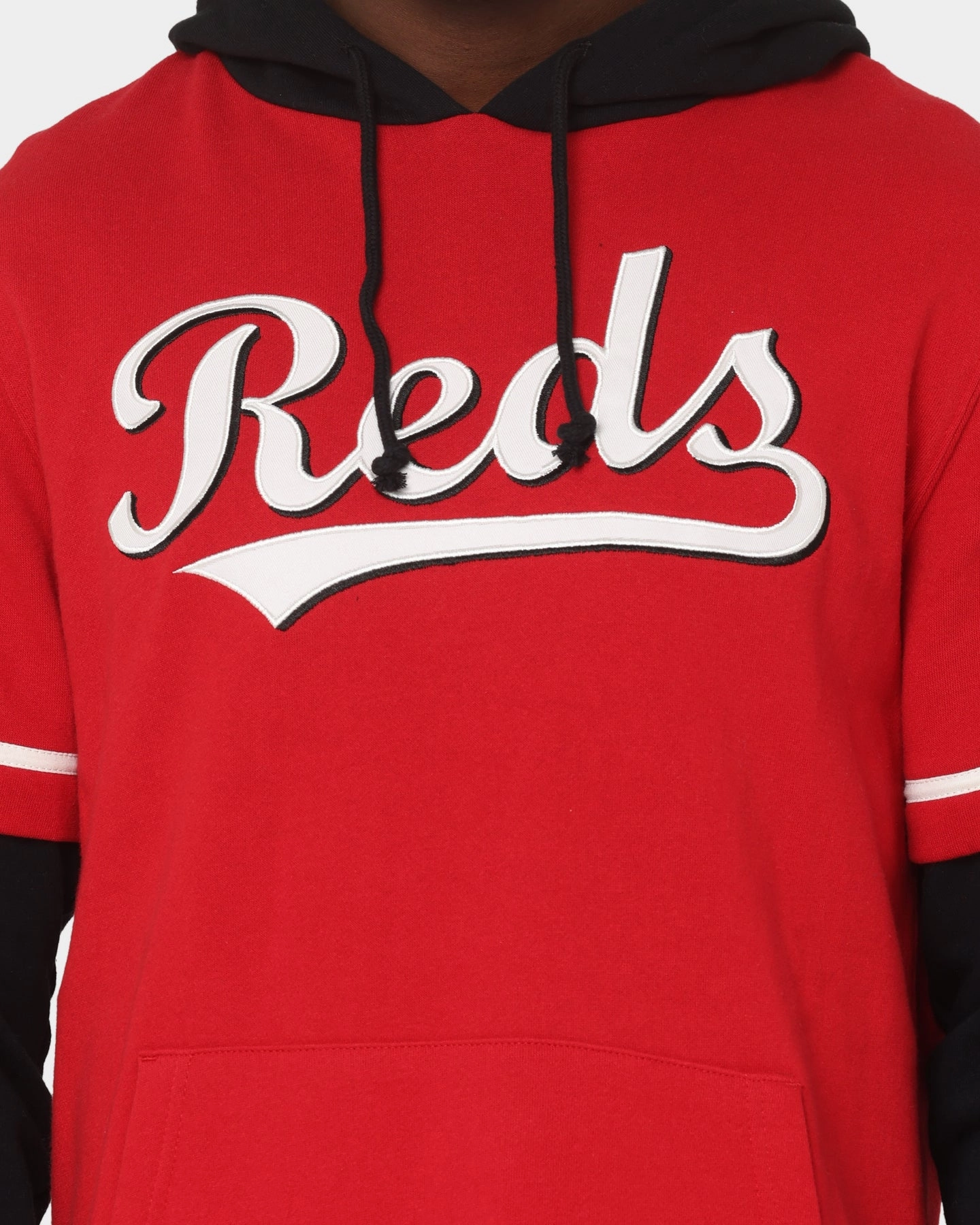 Solid Color 47 Brand Cincinnati Reds Shortstop Hoodie Red