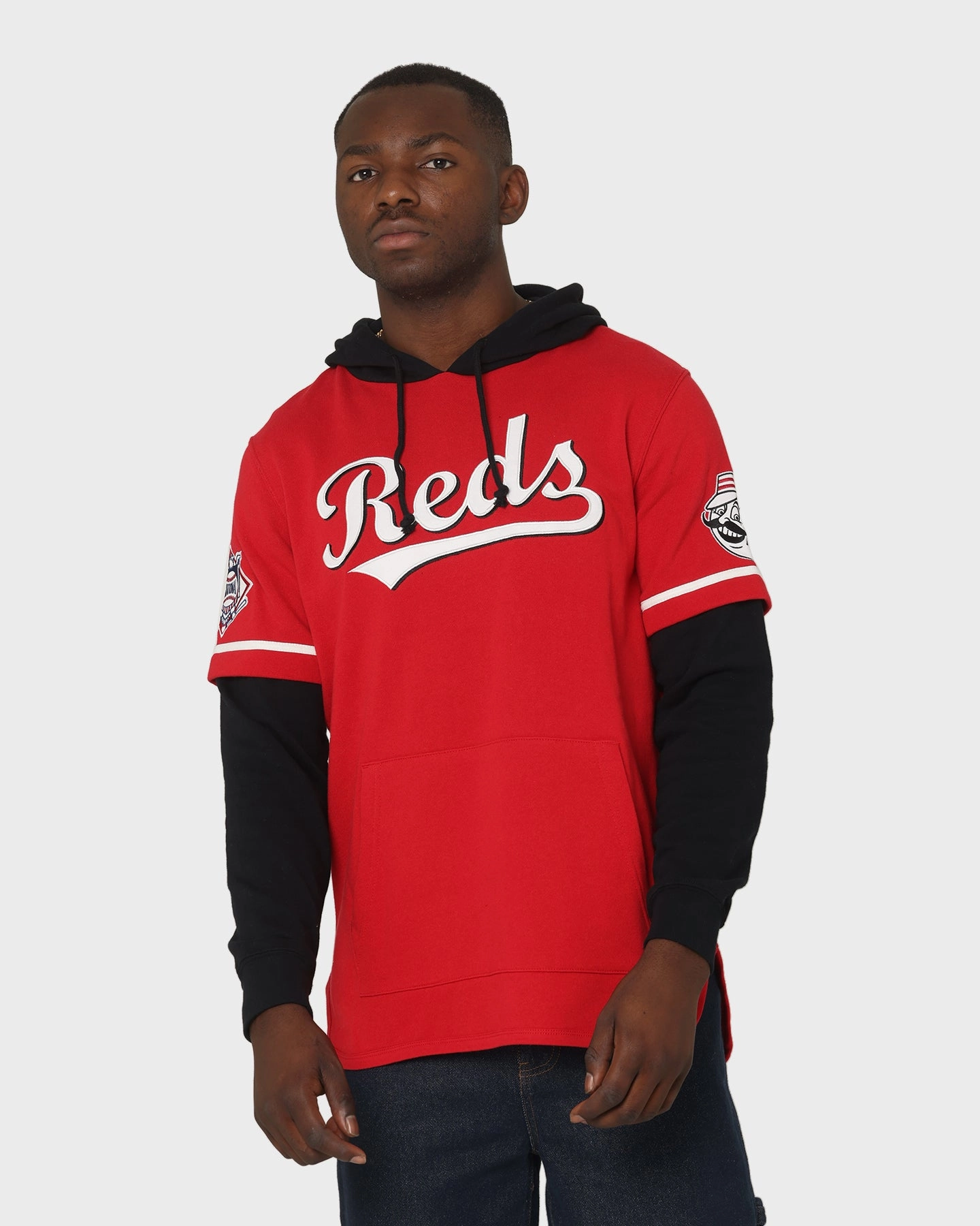 47 Brand Cincinnati Reds Shortstop Hoodie Red Option