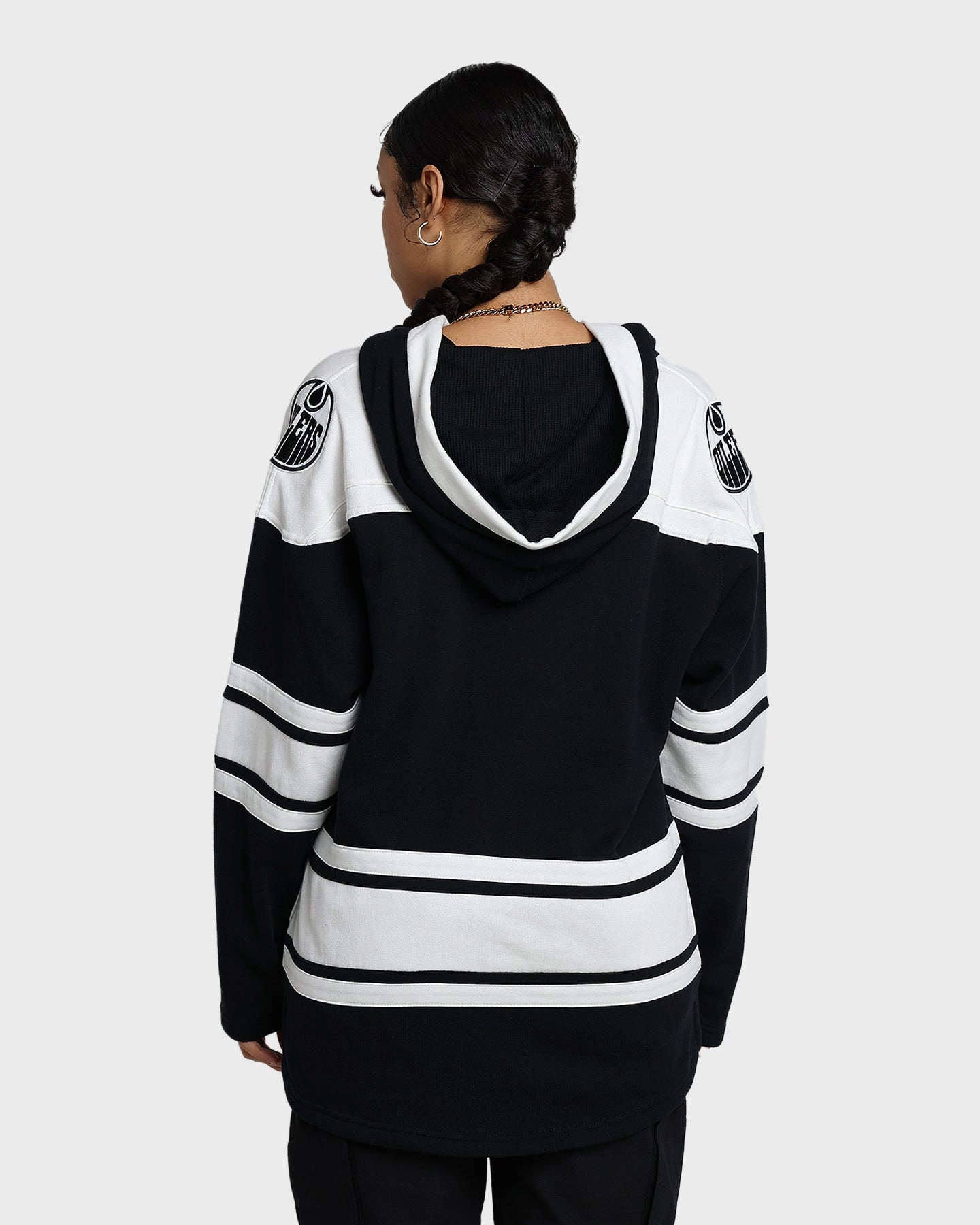 Threat Surf 47 Brand Edmonton Oilers Superior Lacer Hoodie Jet Black