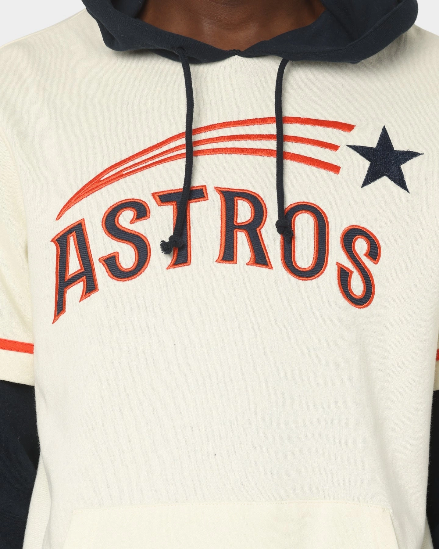 47 Brand Houston Astros Shortstop Hoodie Cream Strategy library