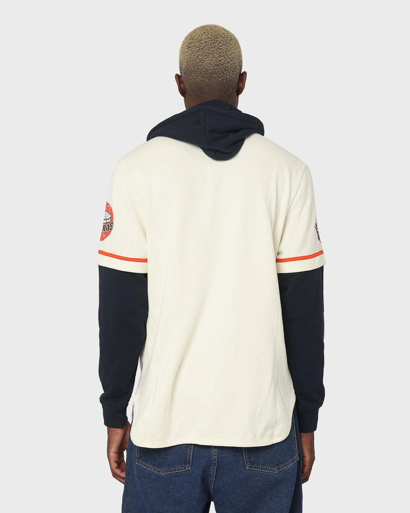 Pin 47 Brand Houston Astros Shortstop Hoodie Cream