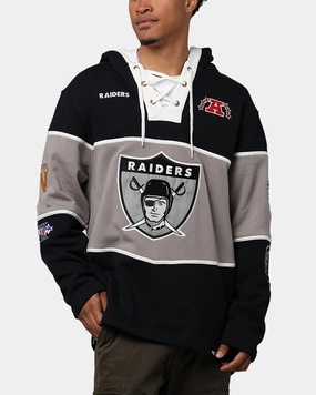 AntiStatic Lining Sale 47 Brand Las Vegas Raiders Super Bowl Gridiron Lacer Hoodie Jet Black