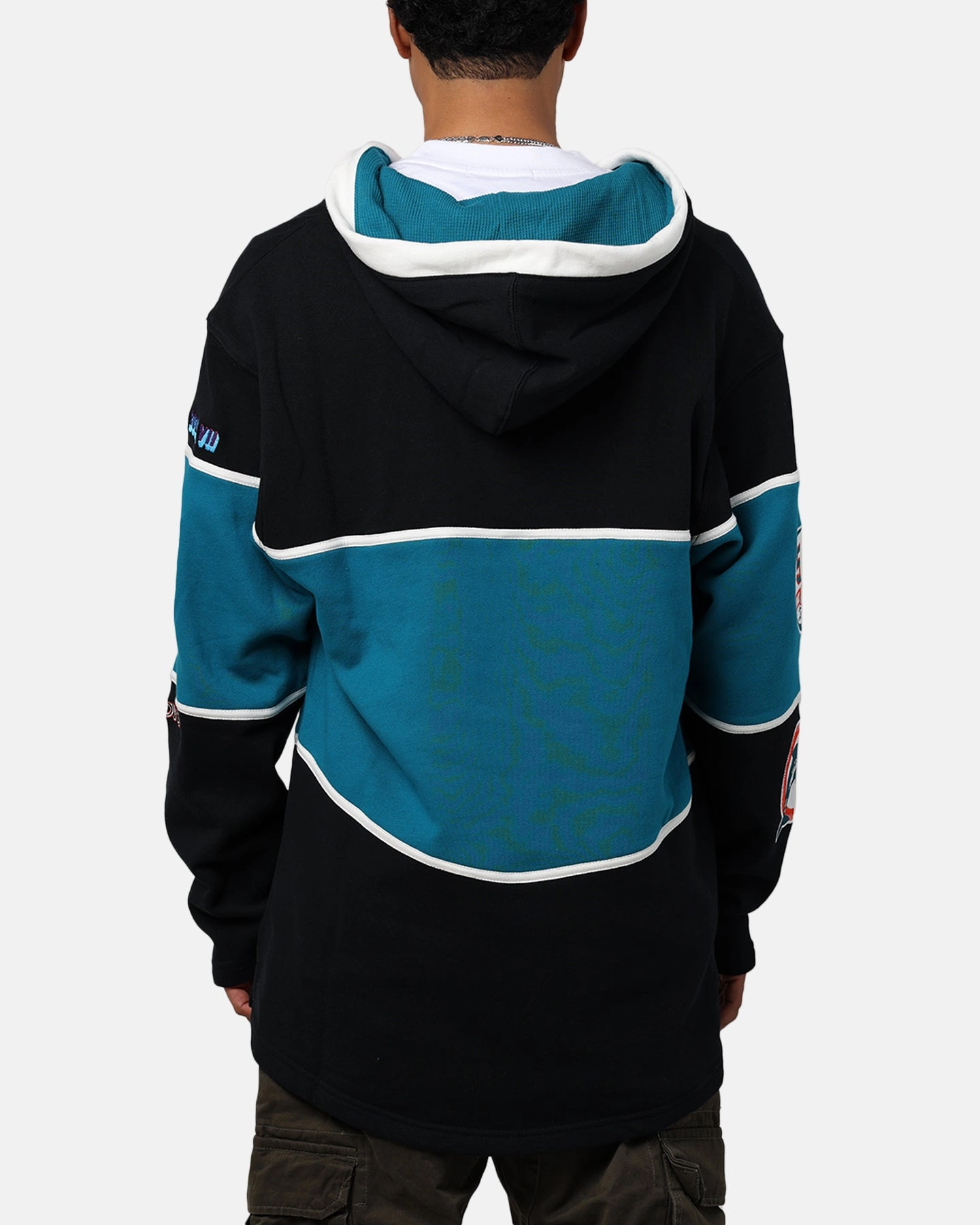 47 Brand Miami Dolphins Super Bowl Gridiron Lacer Hoodie Jet Black Easter wear