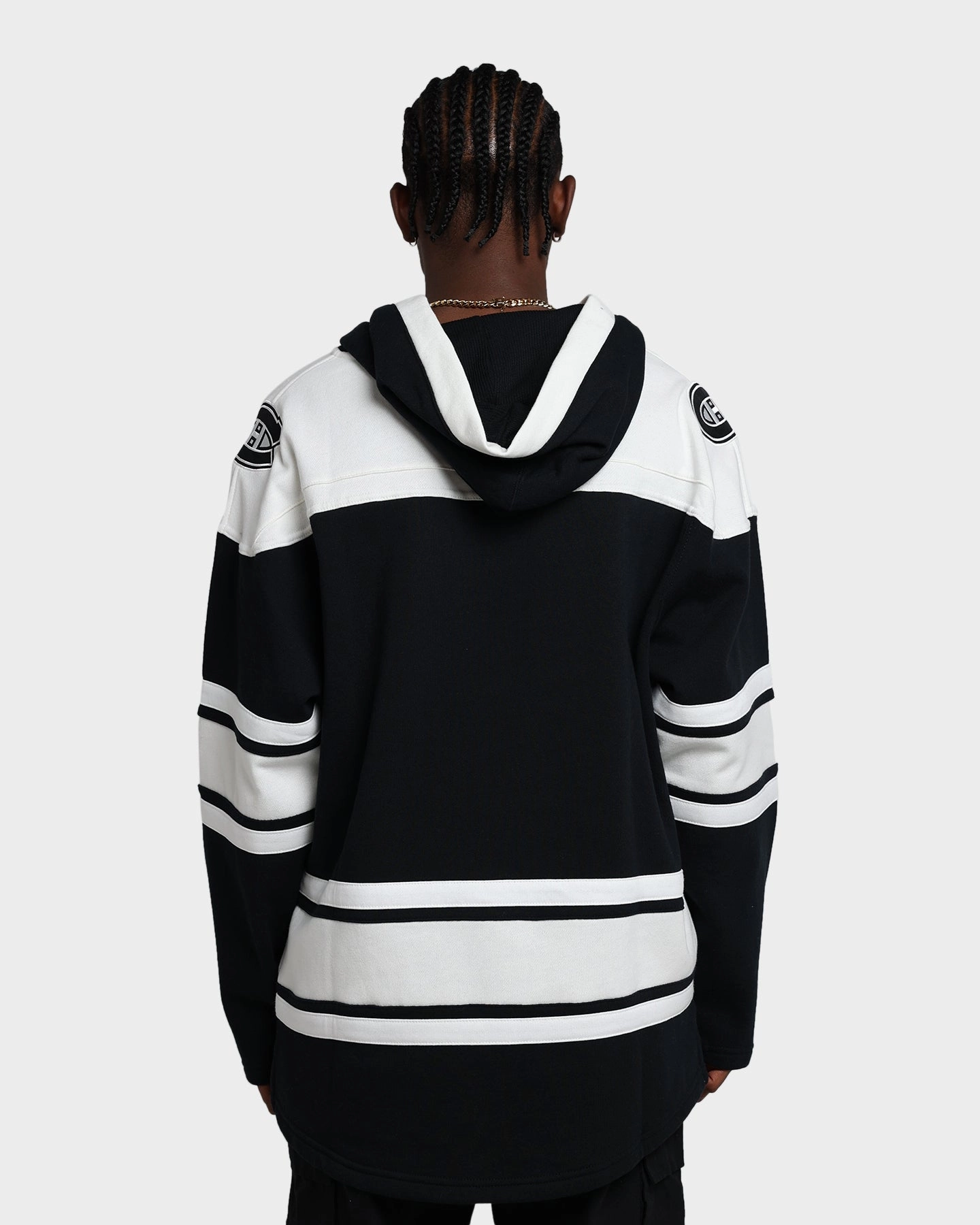 Button-up 47 Brand Montreal Canadiens Superior Lacer Hoodie Jet Black