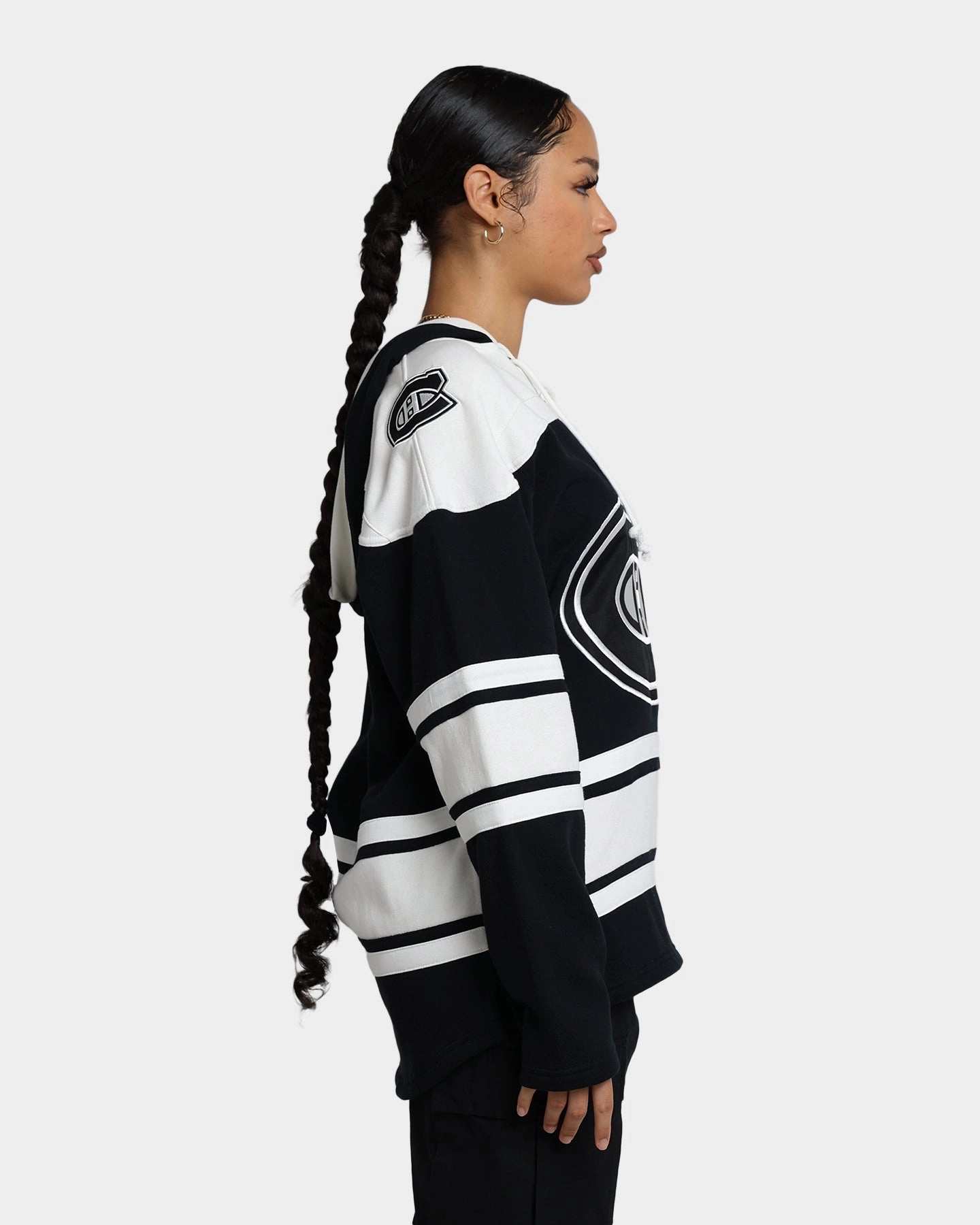 Debit Assessment 47 Brand Montreal Canadiens Superior Lacer Hoodie Jet Black