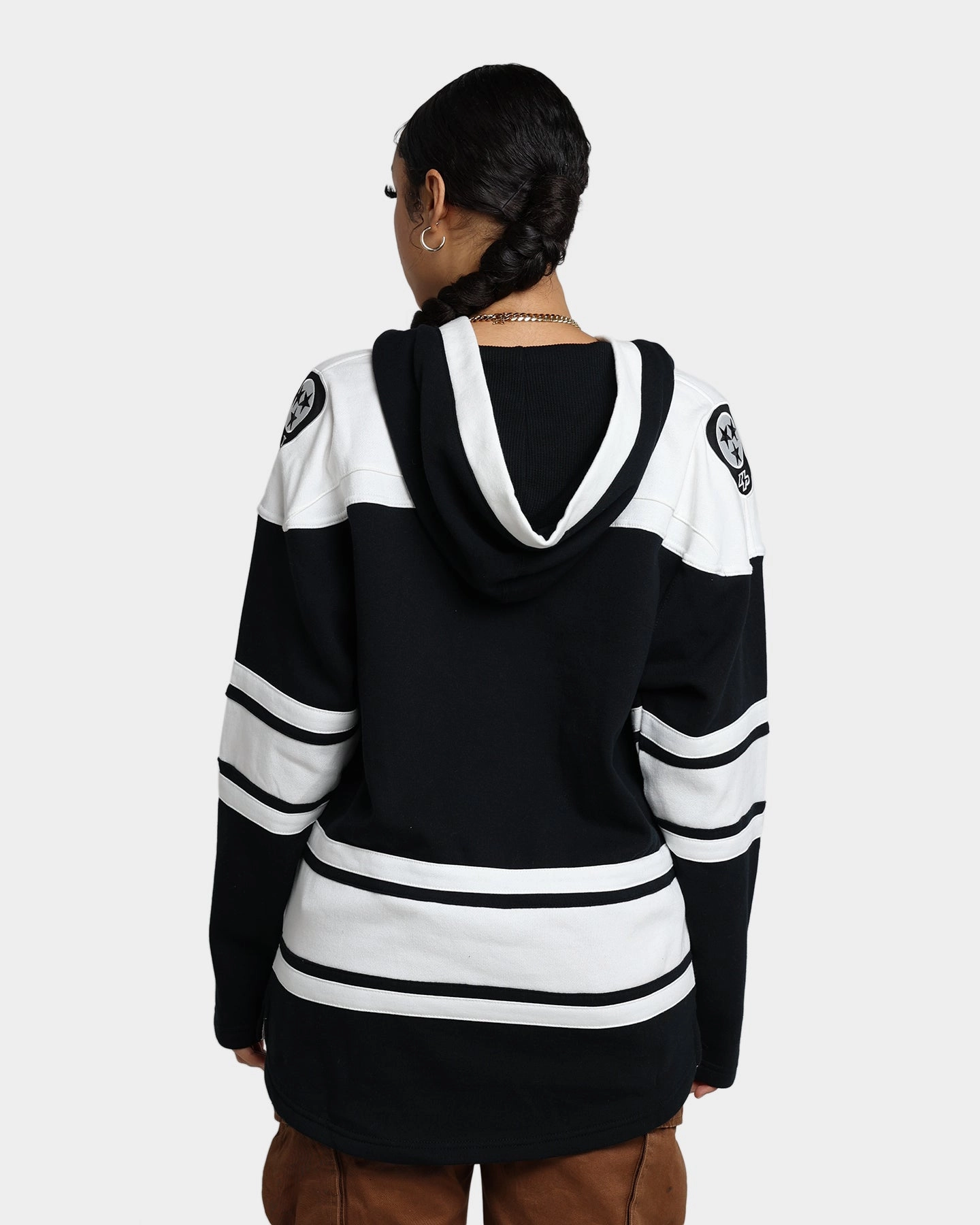 Halloween 47 Brand Nashville Predators Superior Lacer Hoodie Jet Black