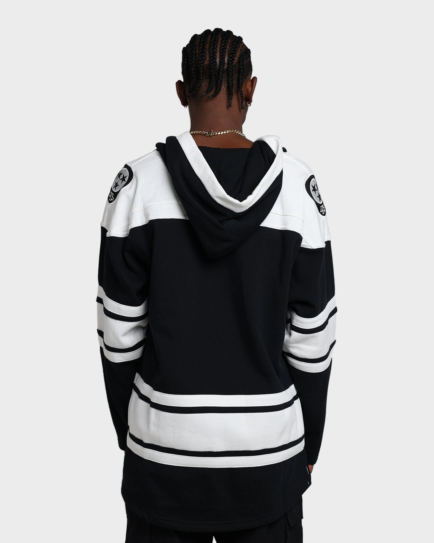 47 Brand Nashville Predators Superior Lacer Hoodie Jet Black Effort Thermal Jacket