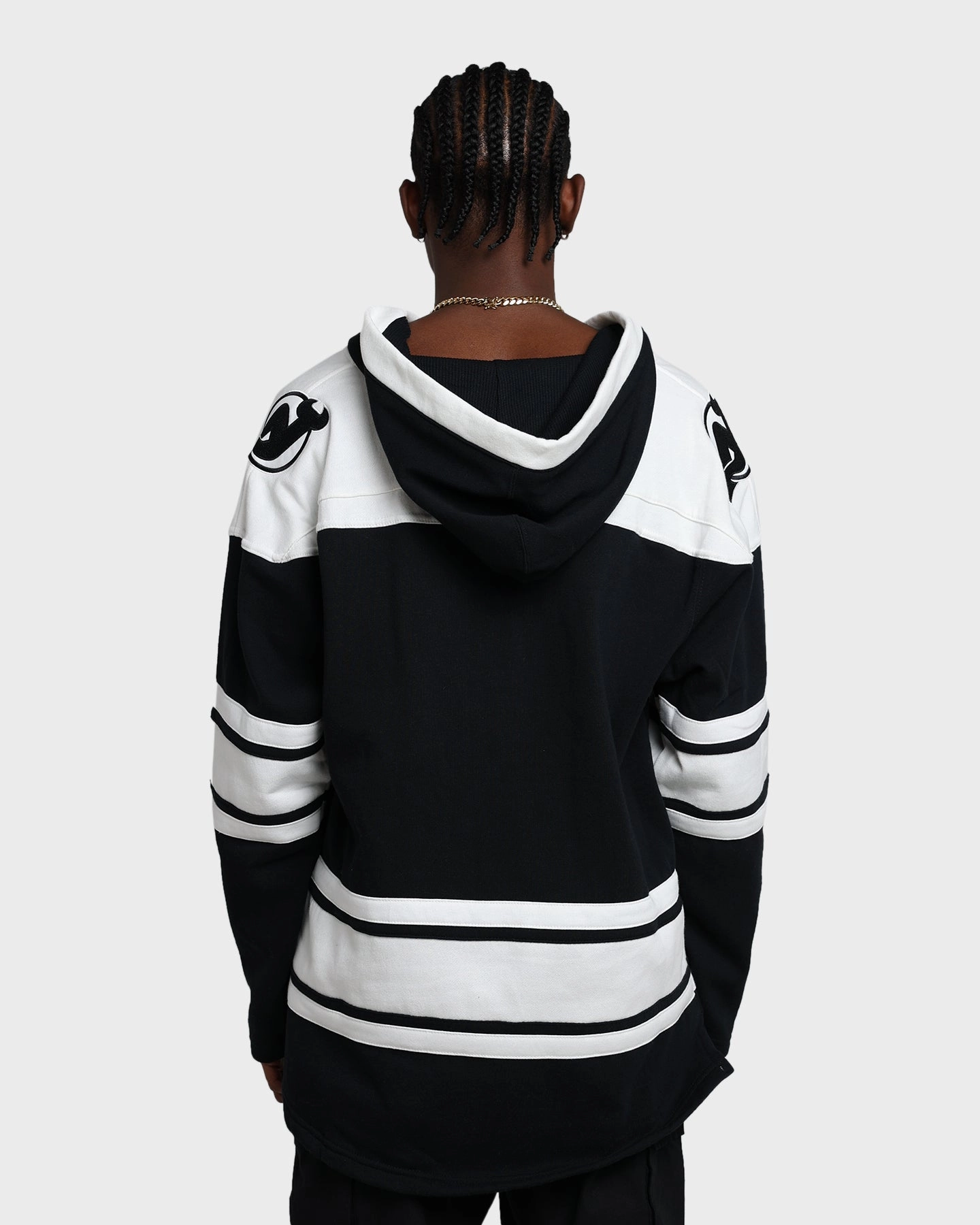 Produce 47 Brand New Jersey Devils Superior Lacer Hoodie Jet Black