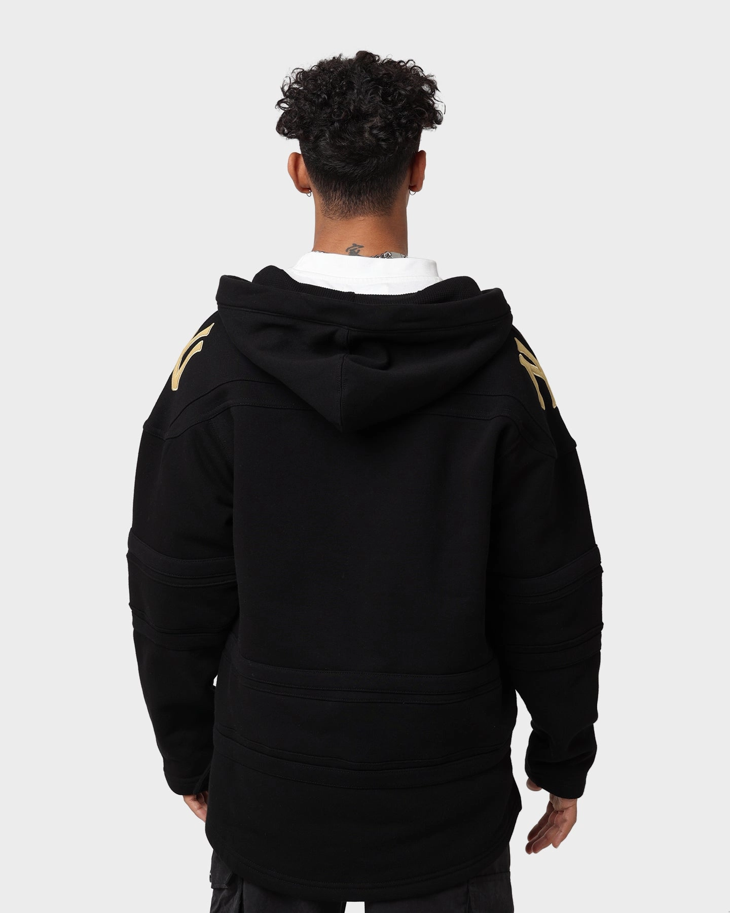 47 Brand New York Yankees Superior Lacer Hoodie Black/Gold Program Wool