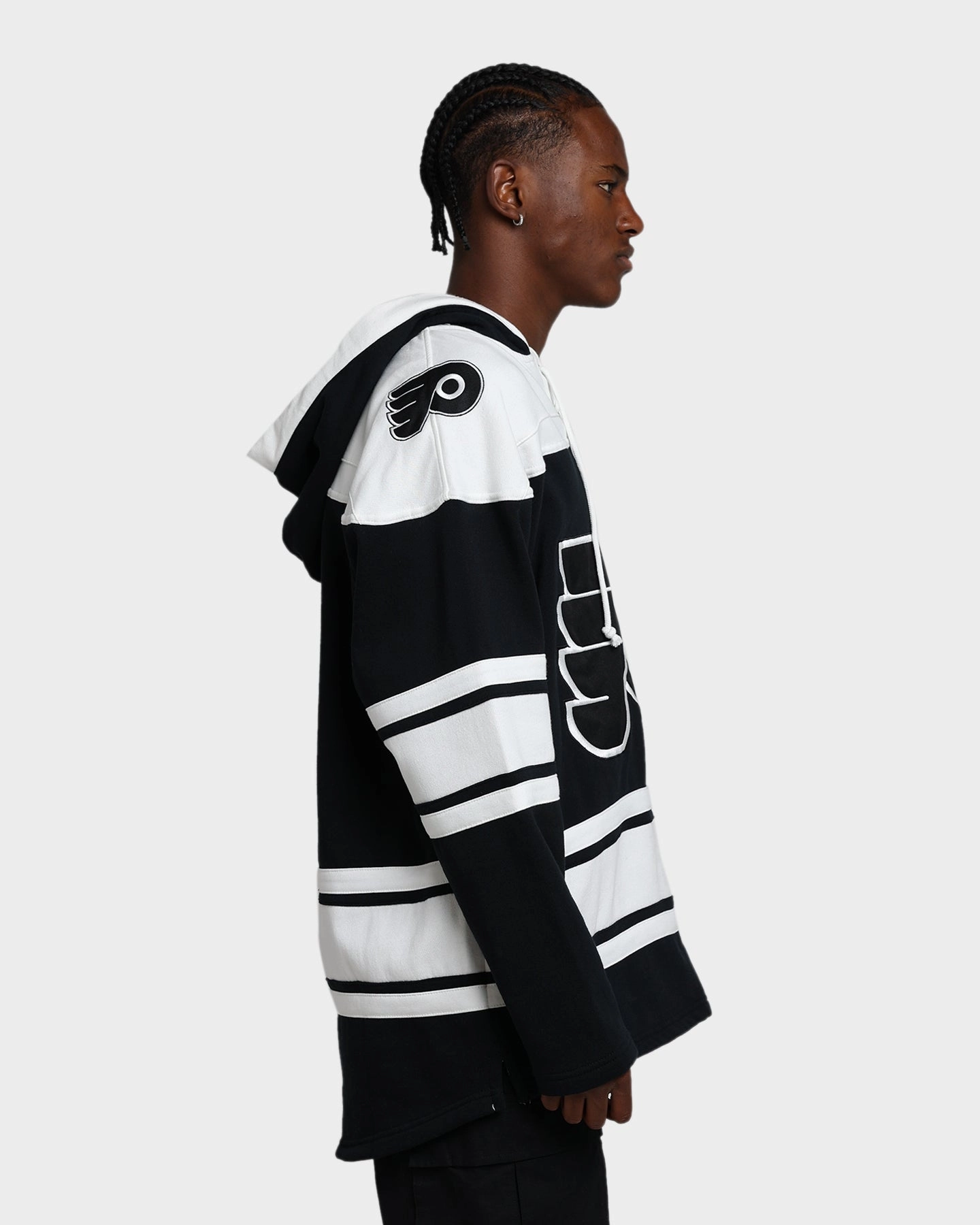 Aftershave 47 Brand Philadelphia Flyers Superior Lacer Hoodie Jet Black