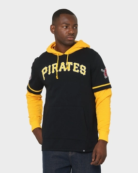 Reflective details gardeners 47 Brand Pittsburg Pirates Shortstop Hoodie Jet Black