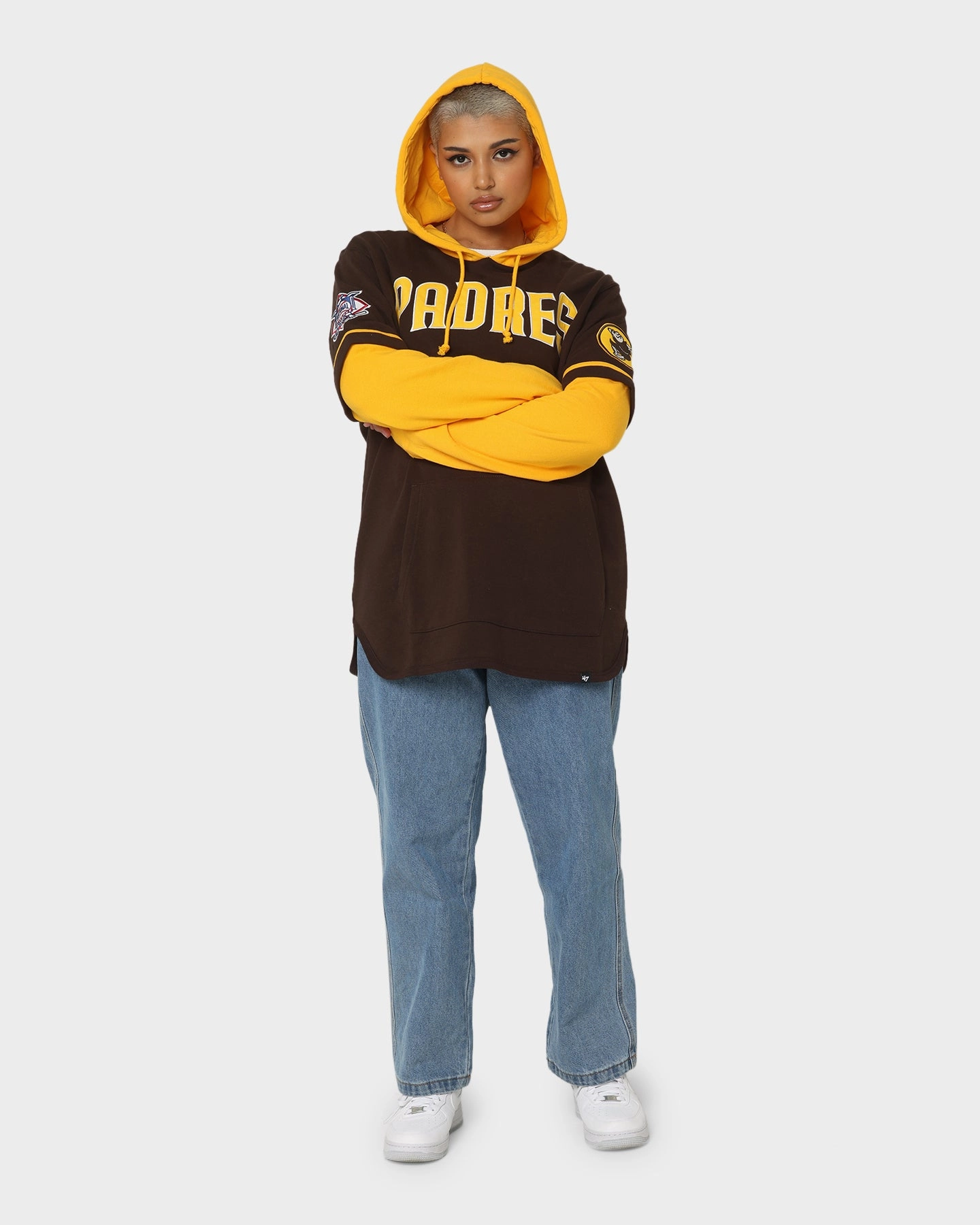 47 Brand San Diego Padres Shortstop Hoodie Brown Winter Comfort