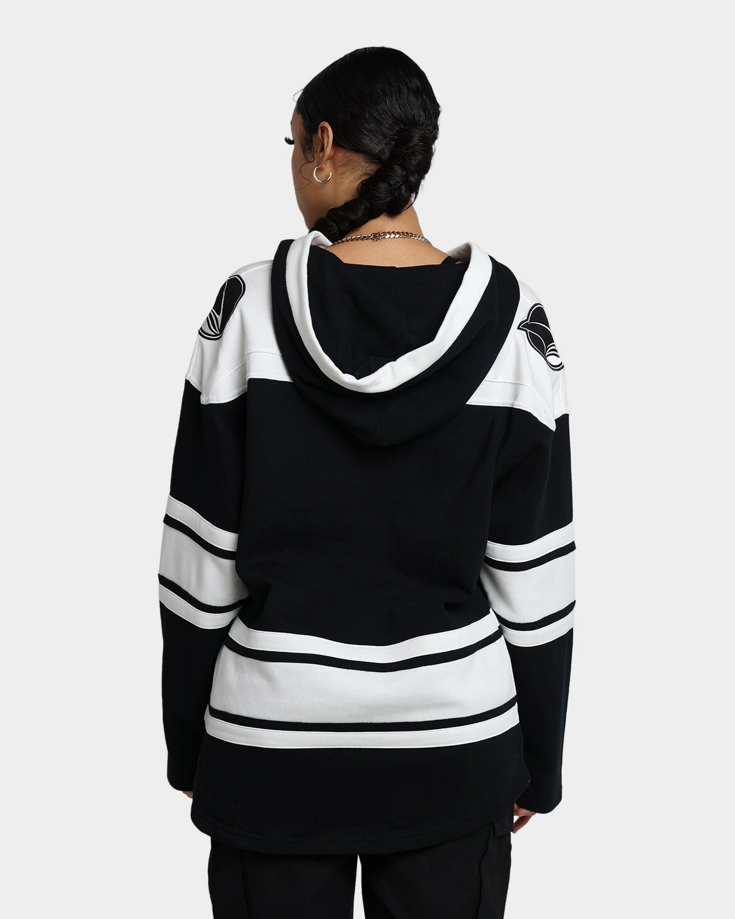 47 Brand San Jose Sharks Superior Lacer Hoodie Jet Black clean design