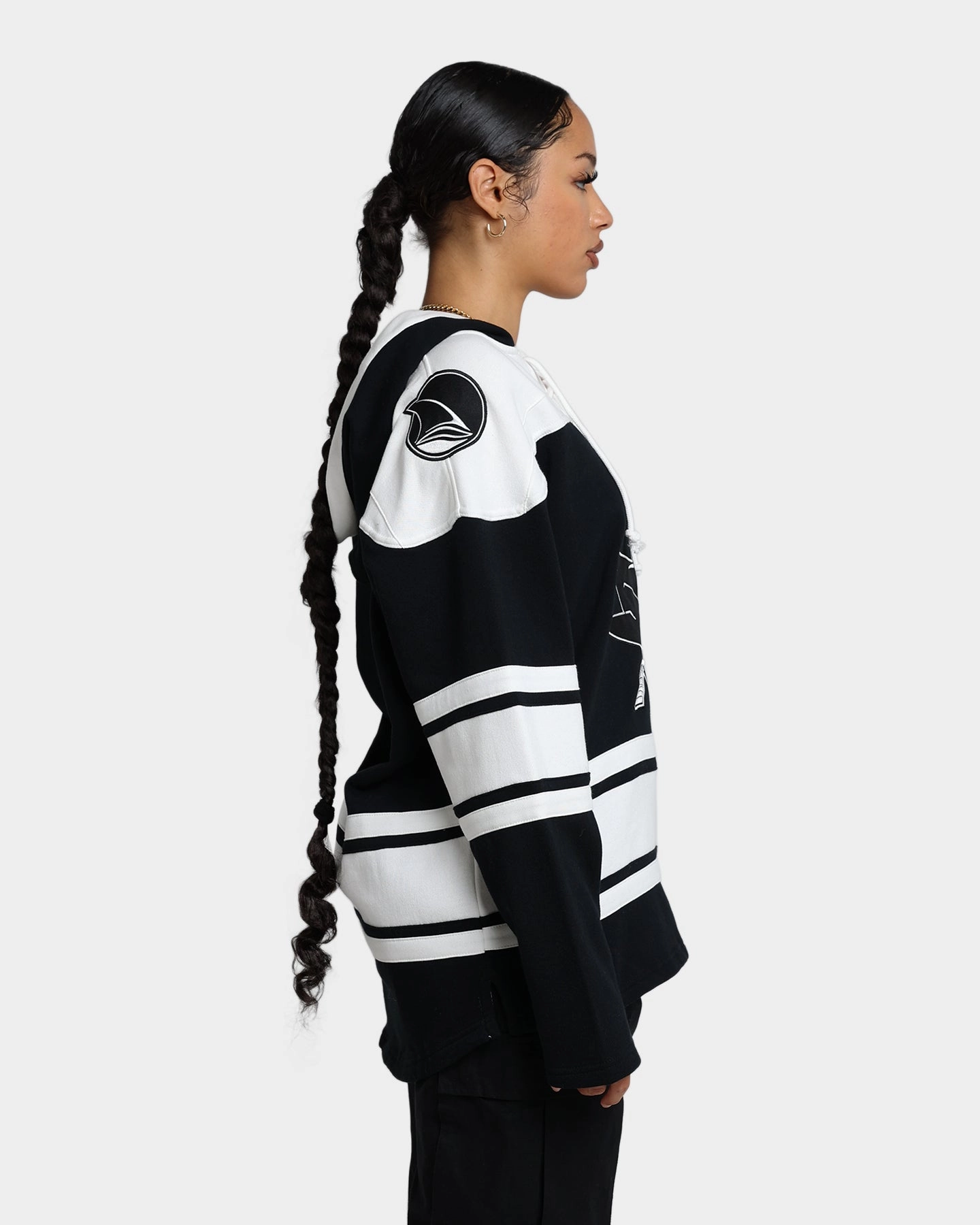 47 Brand San Jose Sharks Superior Lacer Hoodie Jet Black watch chefs