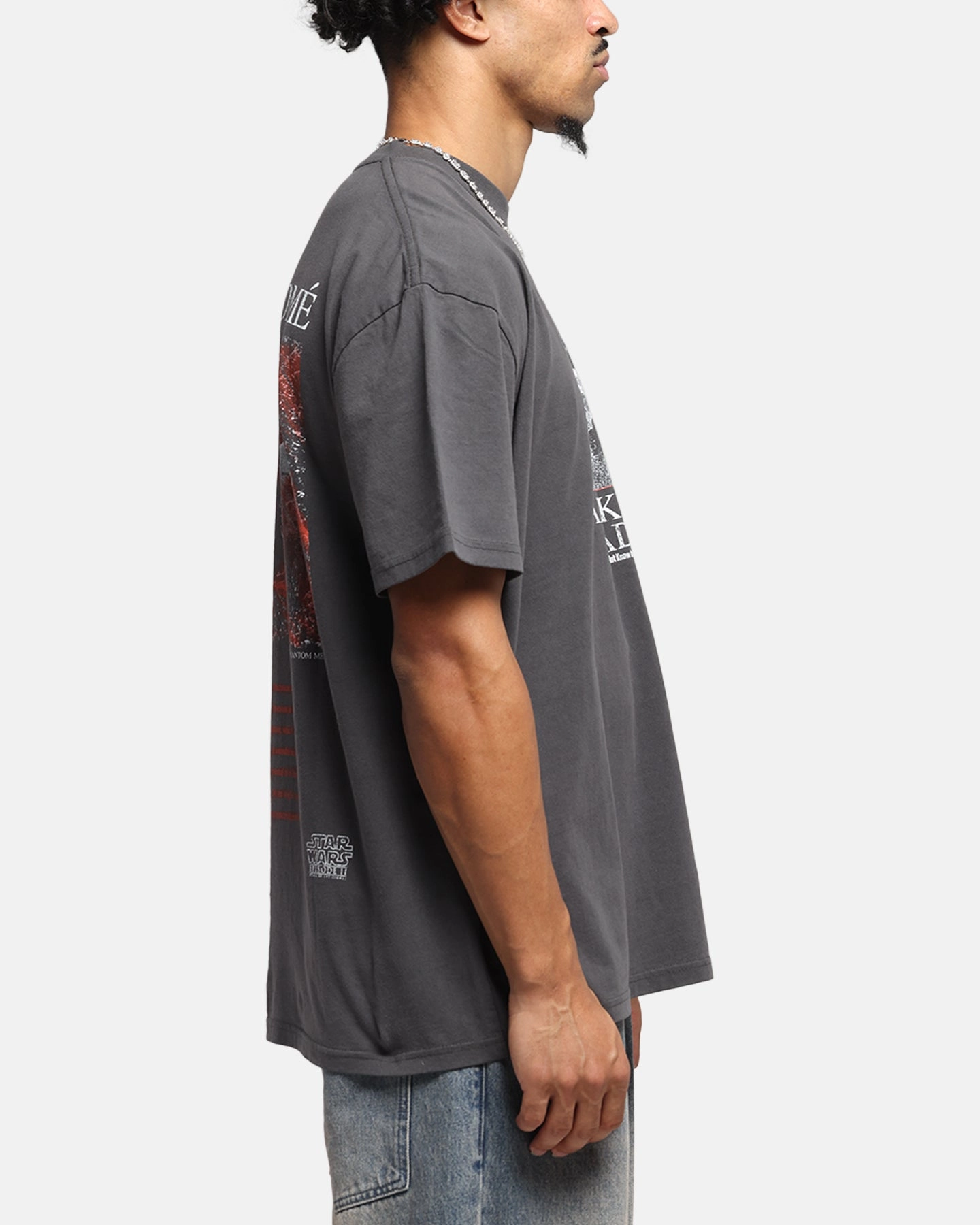 Everyday Wearable 73 Studio Star Wars Anakin And Padme Vintage T-Shirt Black Wash