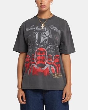 73 Studio Star Wars Order 66 Vintage T-Shirt Black Wash Summer Ready Soft Touch Texture